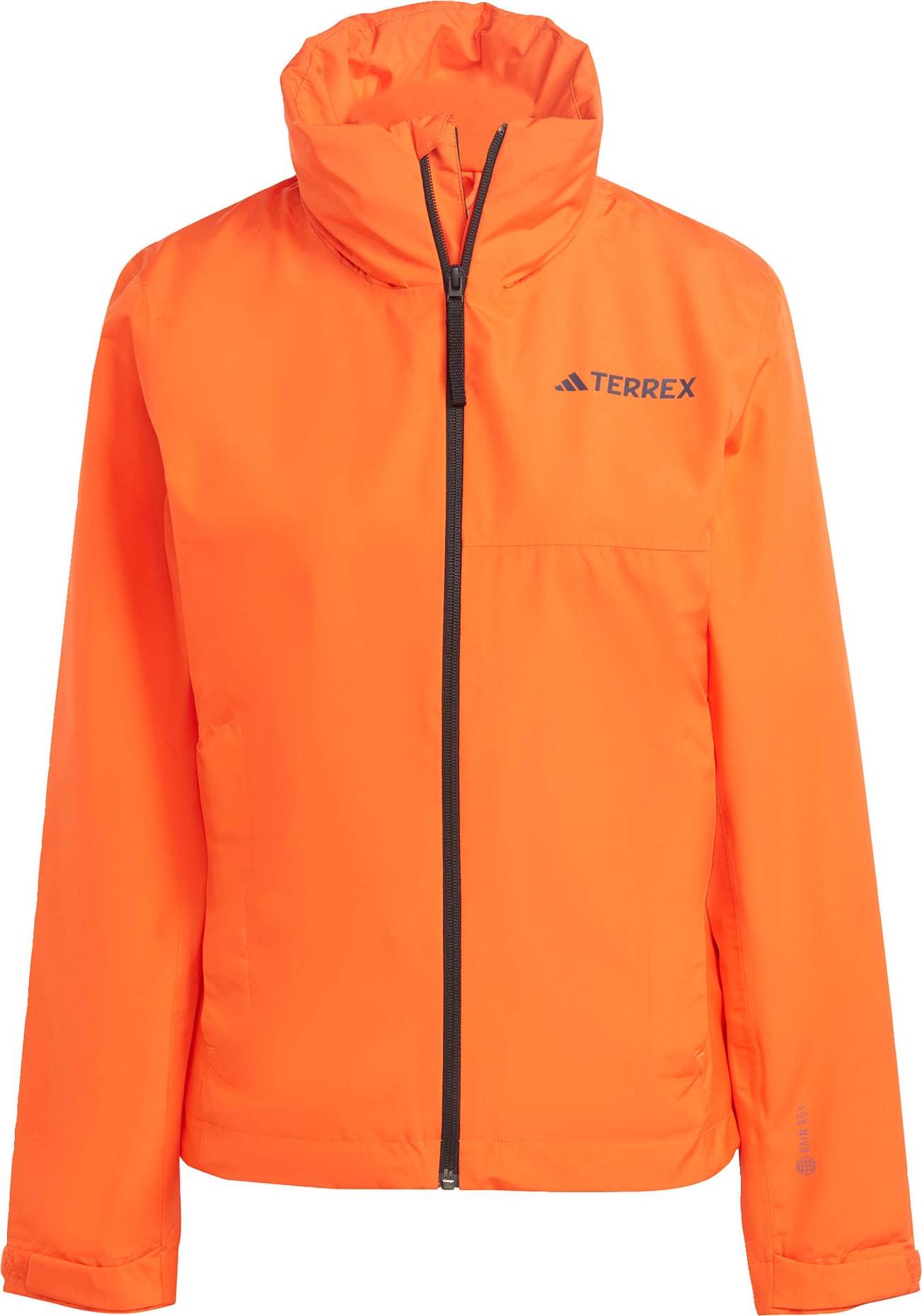 Outdoorová bunda adidas Terrex oranžová / černá