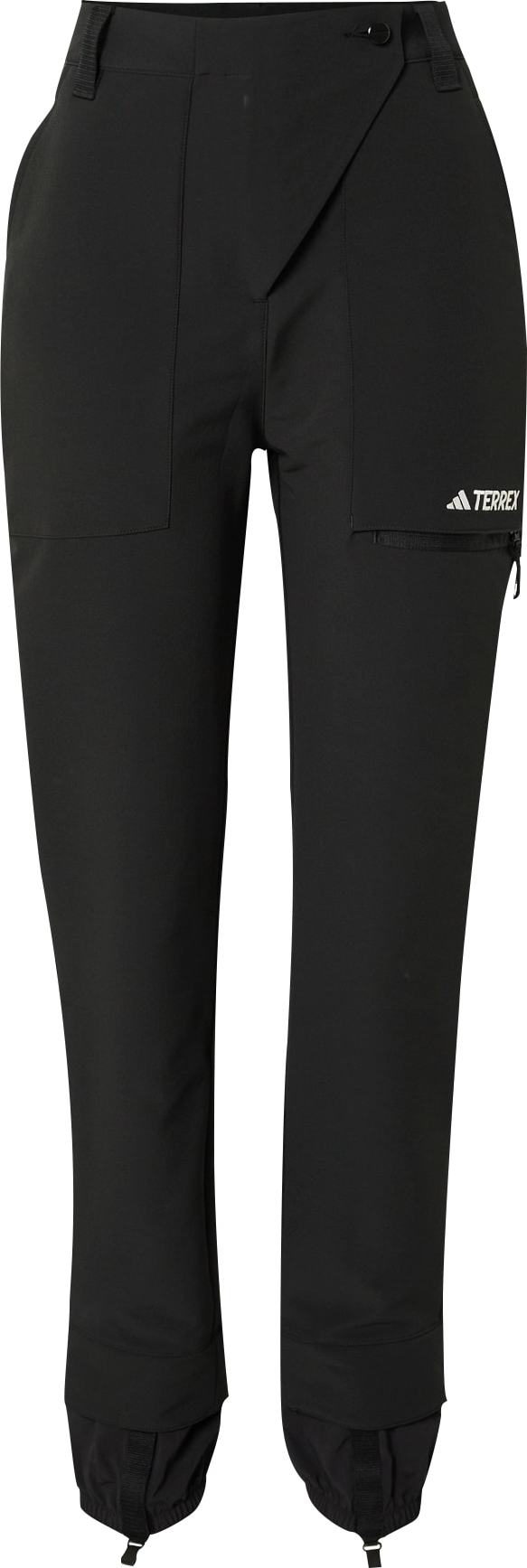 Outdoorové kalhoty 'Xperior Yearound' adidas Terrex černá / bílá