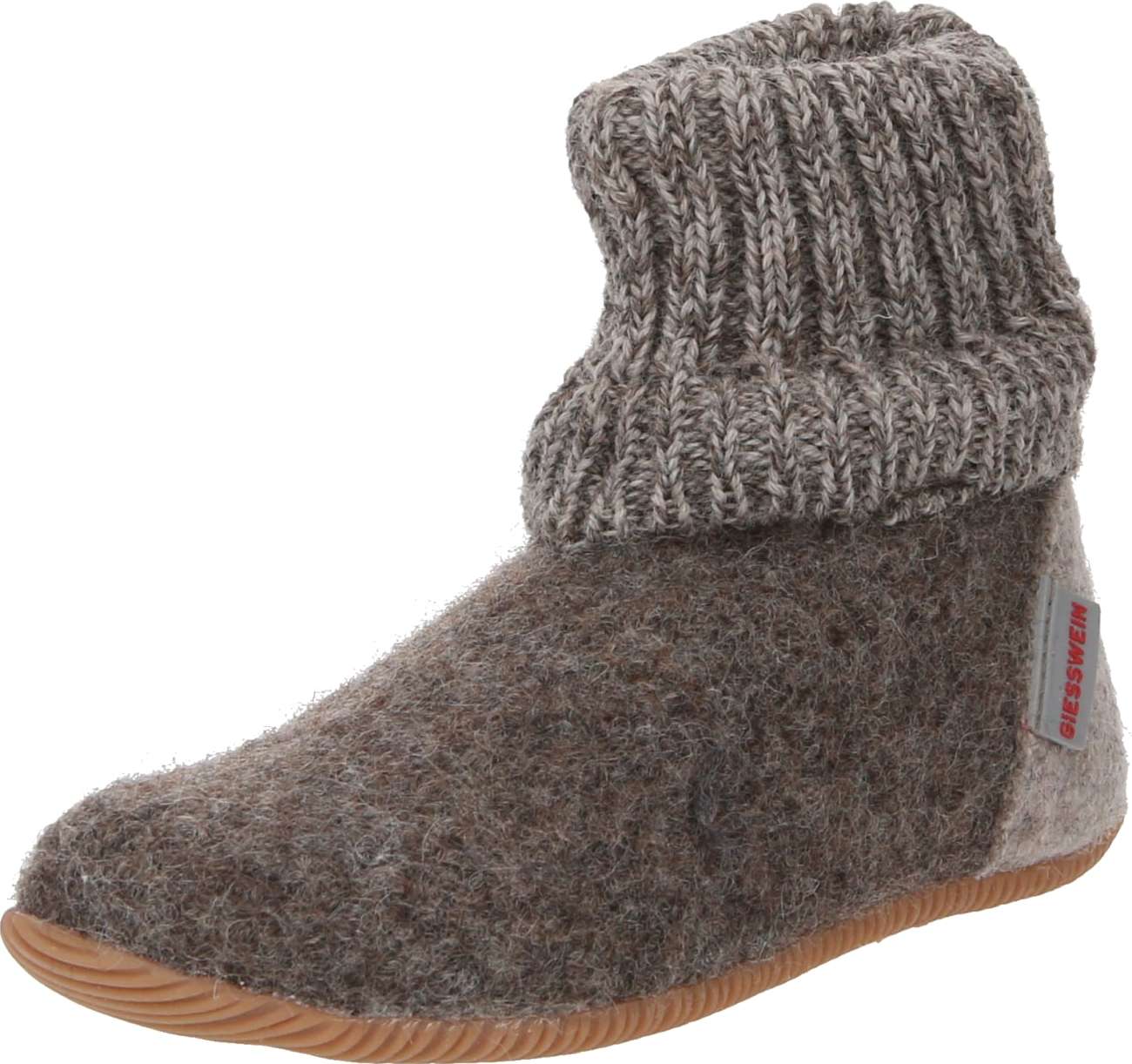 Pantofle 'Wildpoldsried' Giesswein brokátová / mokka