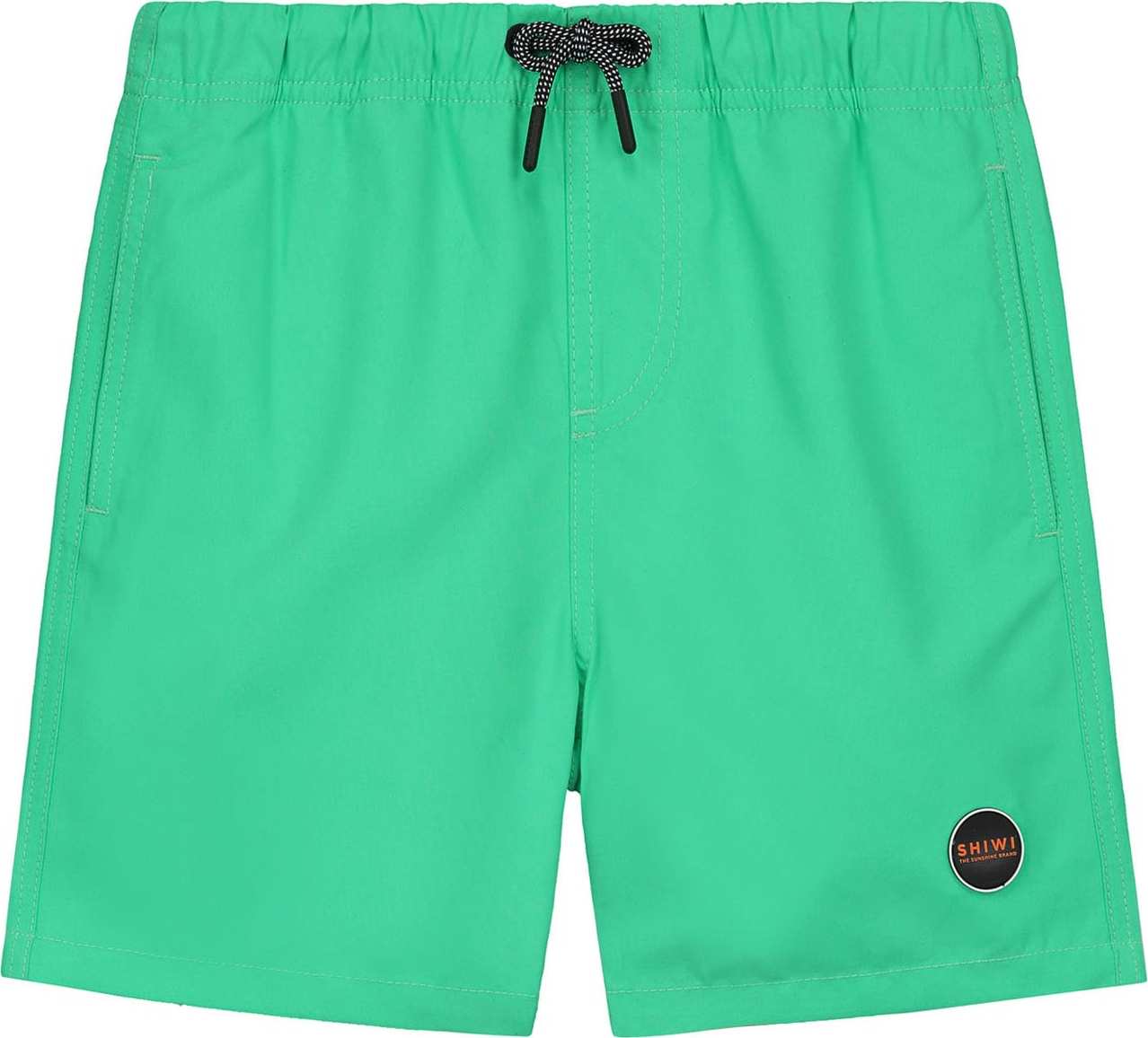 Plavecké šortky Shiwi trávově zelená / oranžová / černá / bílá