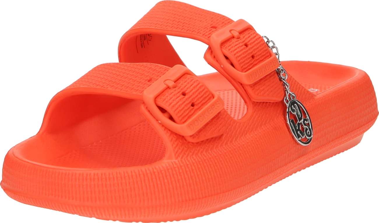 Plážová/koupací obuv Dockers by Gerli oranžová