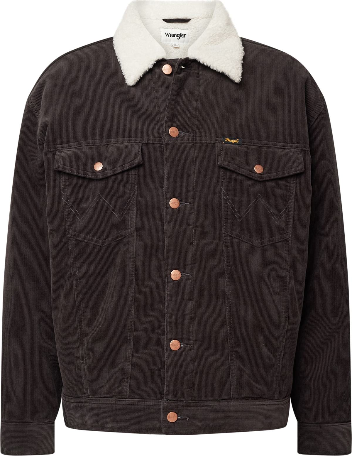 Přechodná bunda 'ANTIFIT' Wrangler černá / bílá