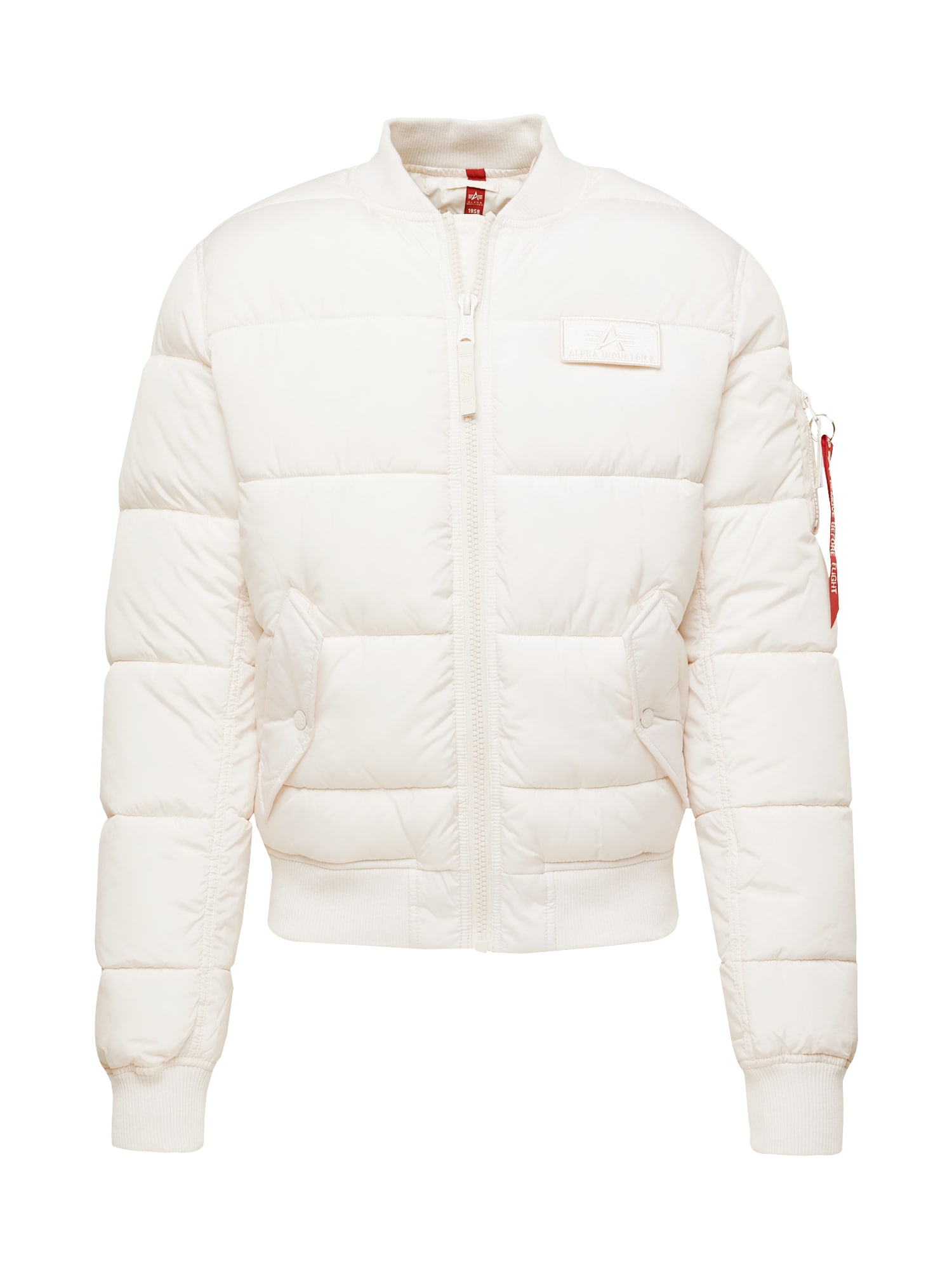 Přechodná bunda 'MA-1' alpha industries offwhite
