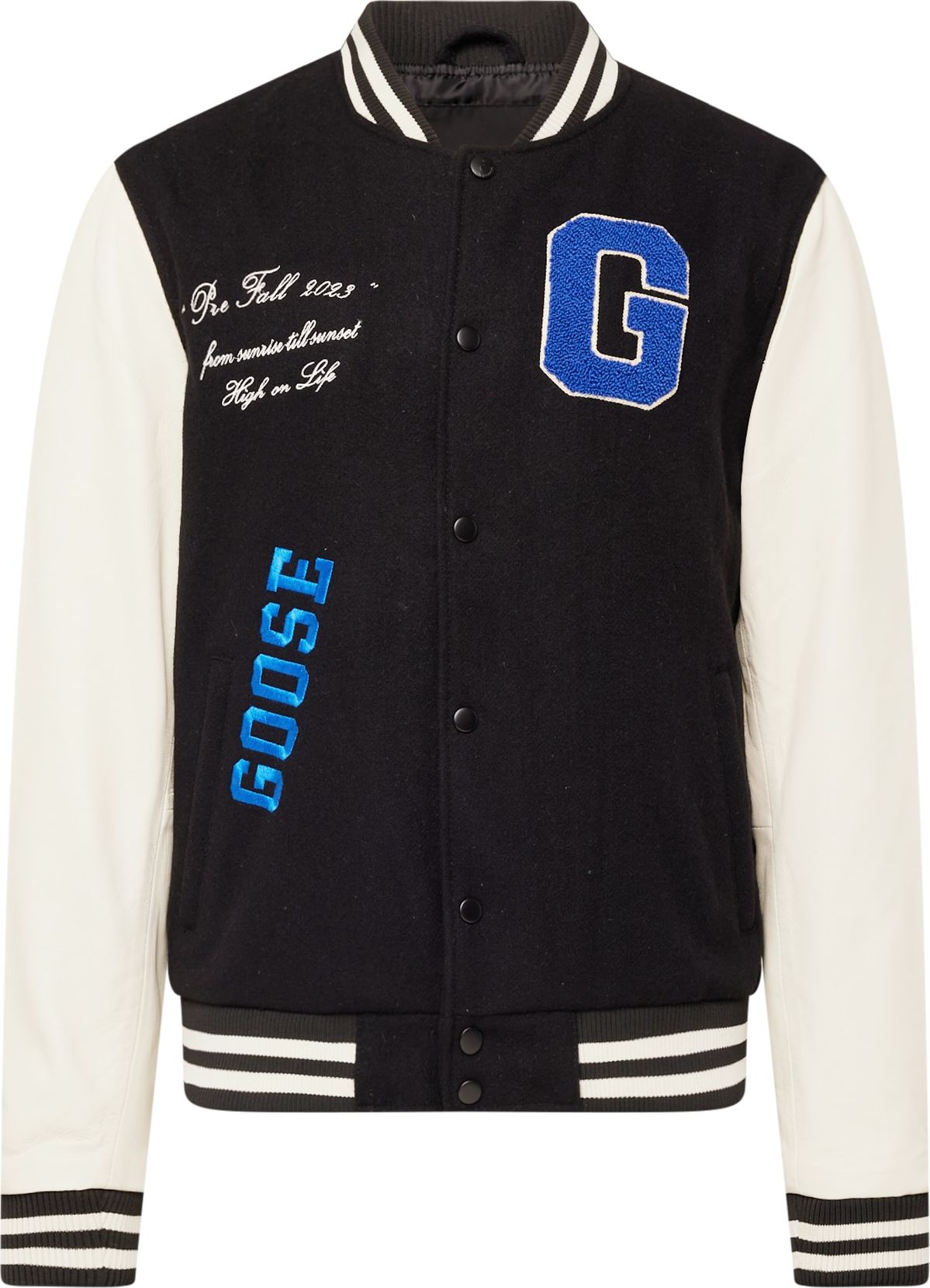 Přechodná bunda 'Seattle' Goosecraft modrá / černá / offwhite