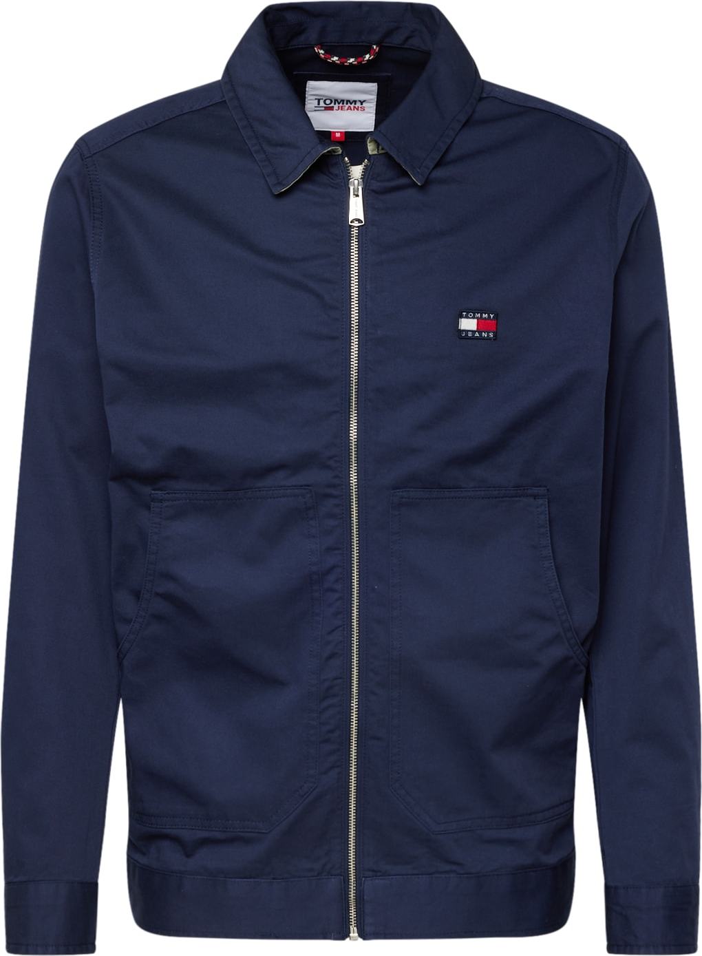 Přechodná bunda Tommy Hilfiger marine modrá / červená / bílá