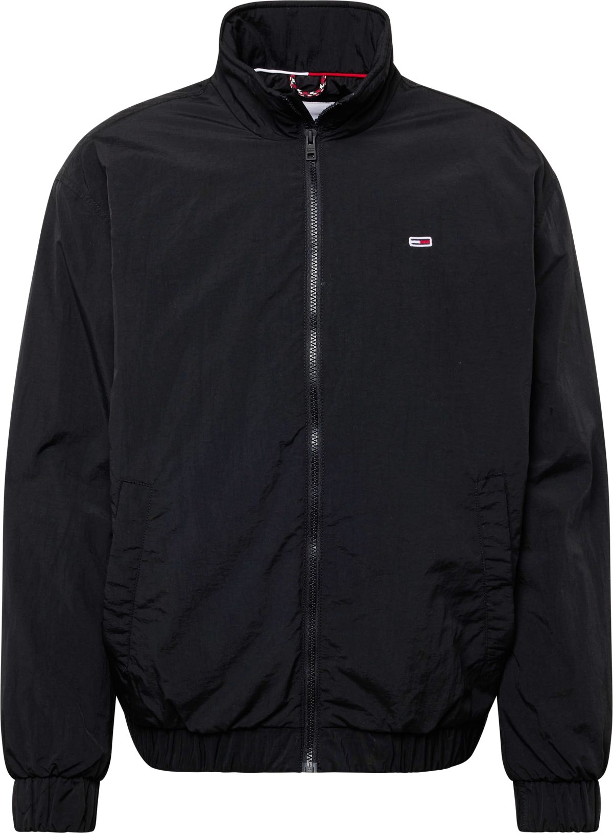 Přechodná bunda Tommy Jeans námořnická modř / červená / černá / bílá