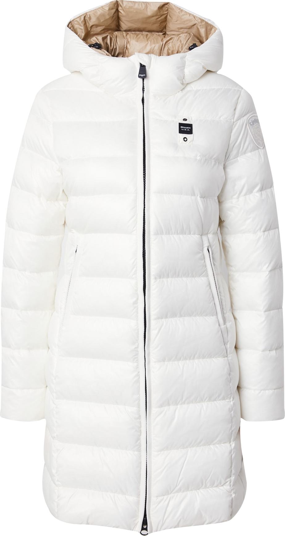 Zimní kabát Blauer.USA černá / bílá