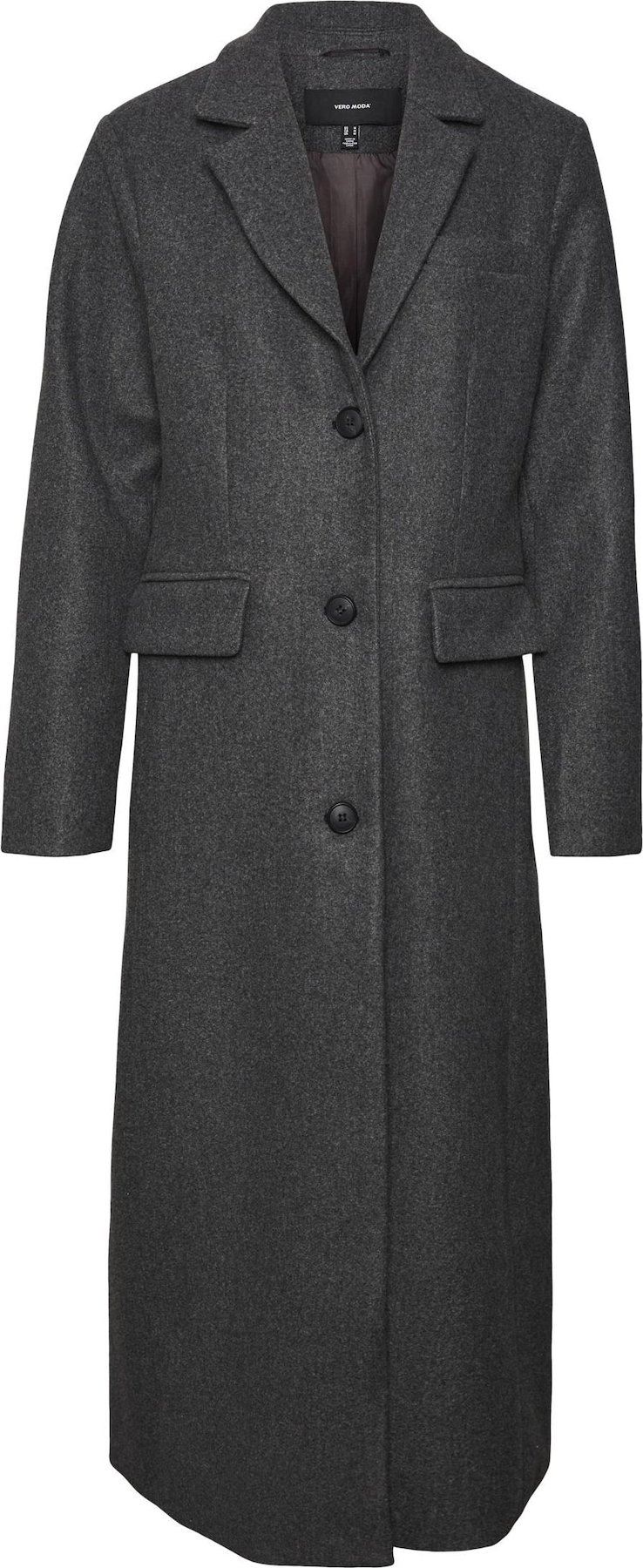 Přechodný kabát 'Vince Milan' Vero Moda Tall tmavě šedá