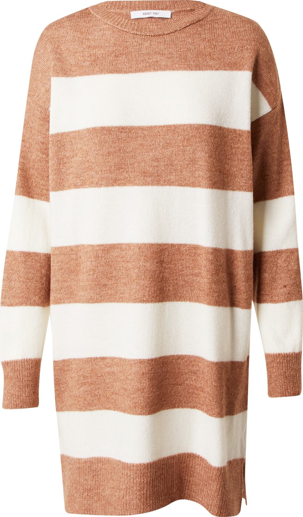 Šaty 'Aylin' ABOUT YOU béžová / bílá