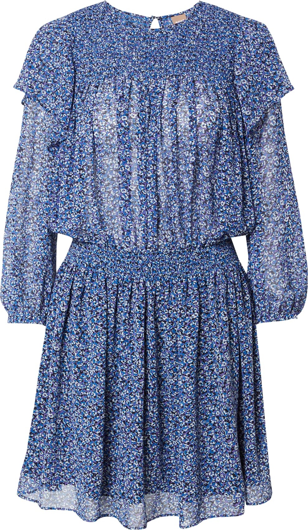 Šaty 'Duska' Boss Orange modrá / šeříková / černá / bílá