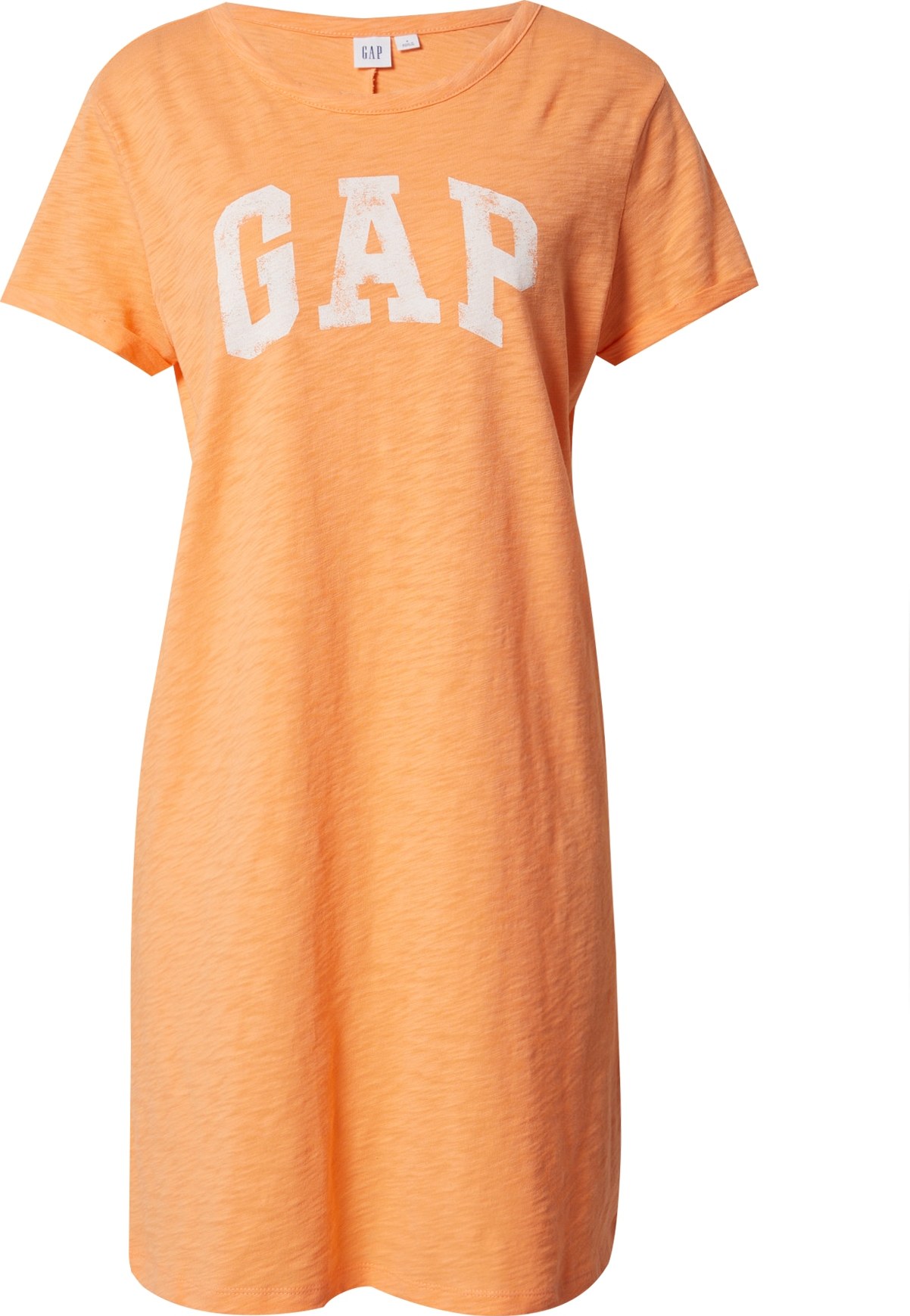 Šaty GAP oranžová / bílá