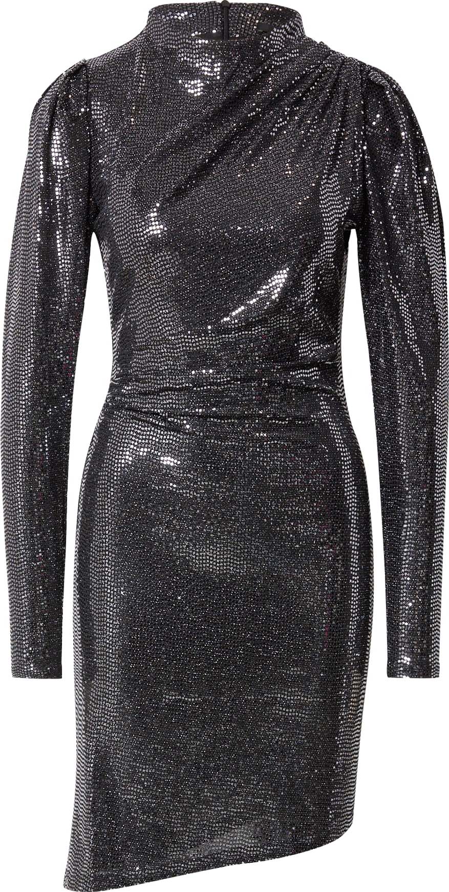 Šaty 'Maggie' Bruuns Bazaar černá / stříbrná