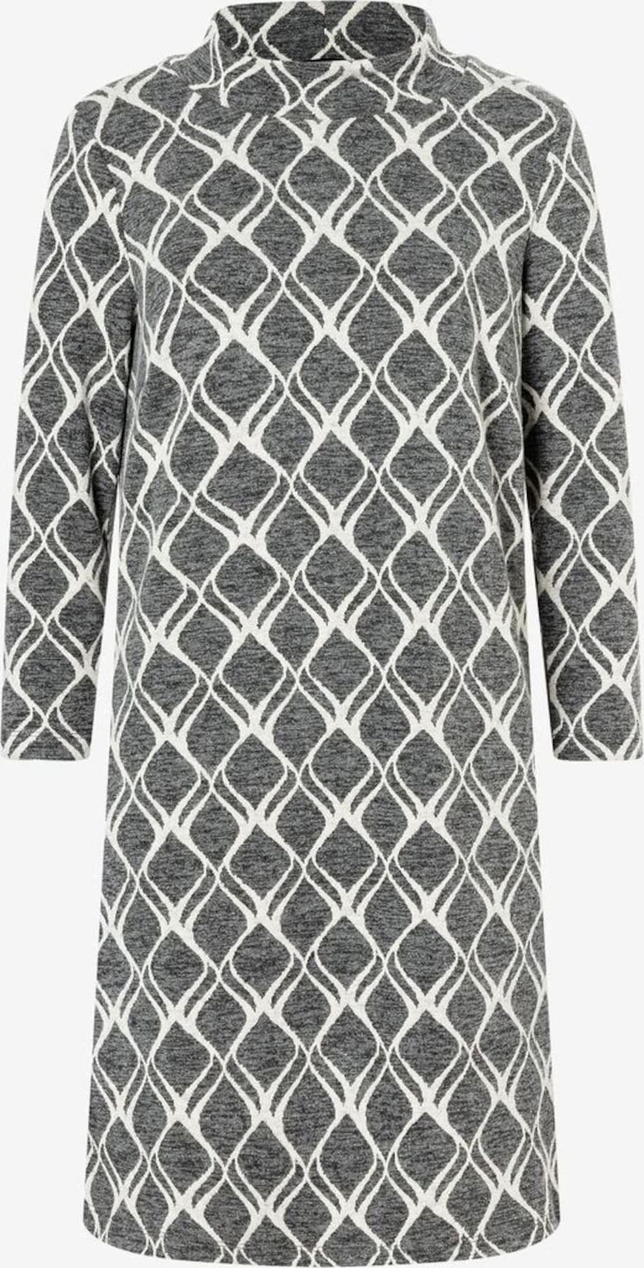 Šaty MORE & MORE šedý melír / offwhite