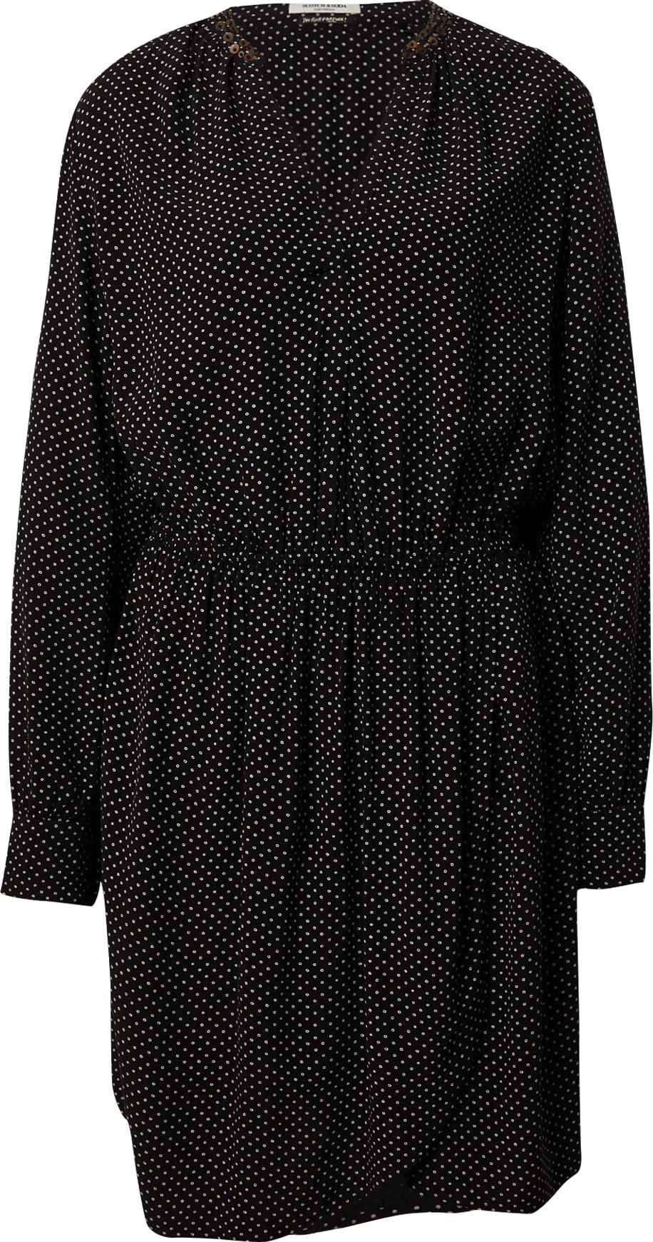 Šaty Scotch & Soda černá / bílá