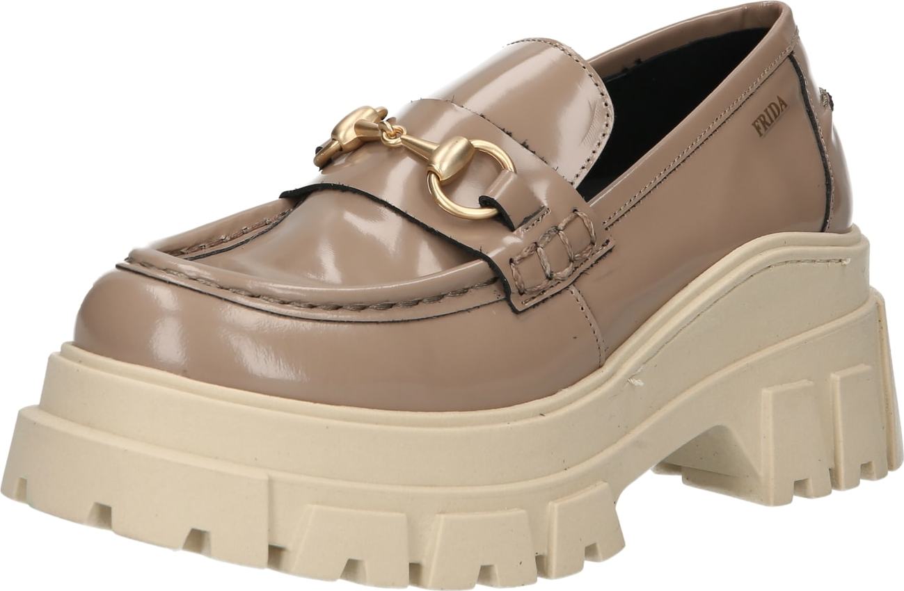 Slipper 'Adalyn' FRIDA by SCHOTT & BRINCK šedobéžová