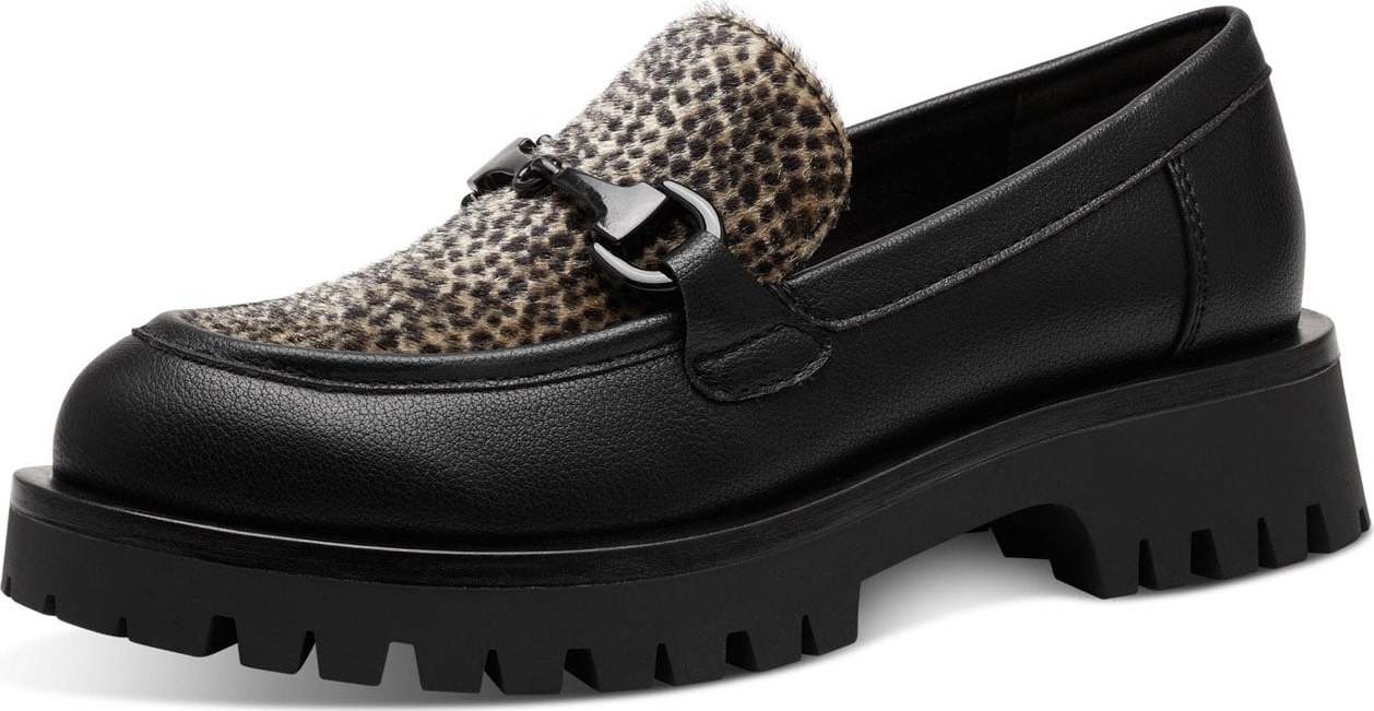 Slipper tamaris světle hnědá / tmavě hnědá / černá