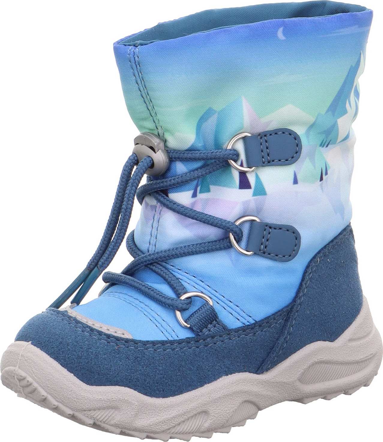 Sněhule 'Glacier' Superfit marine modrá / světlemodrá / světle zelená / šeříková