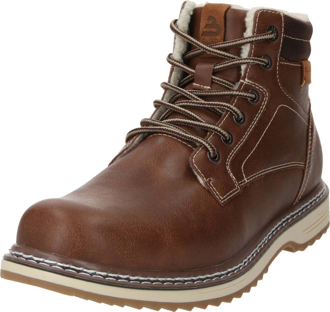 Šněrovací boty Bullboxer hnědá