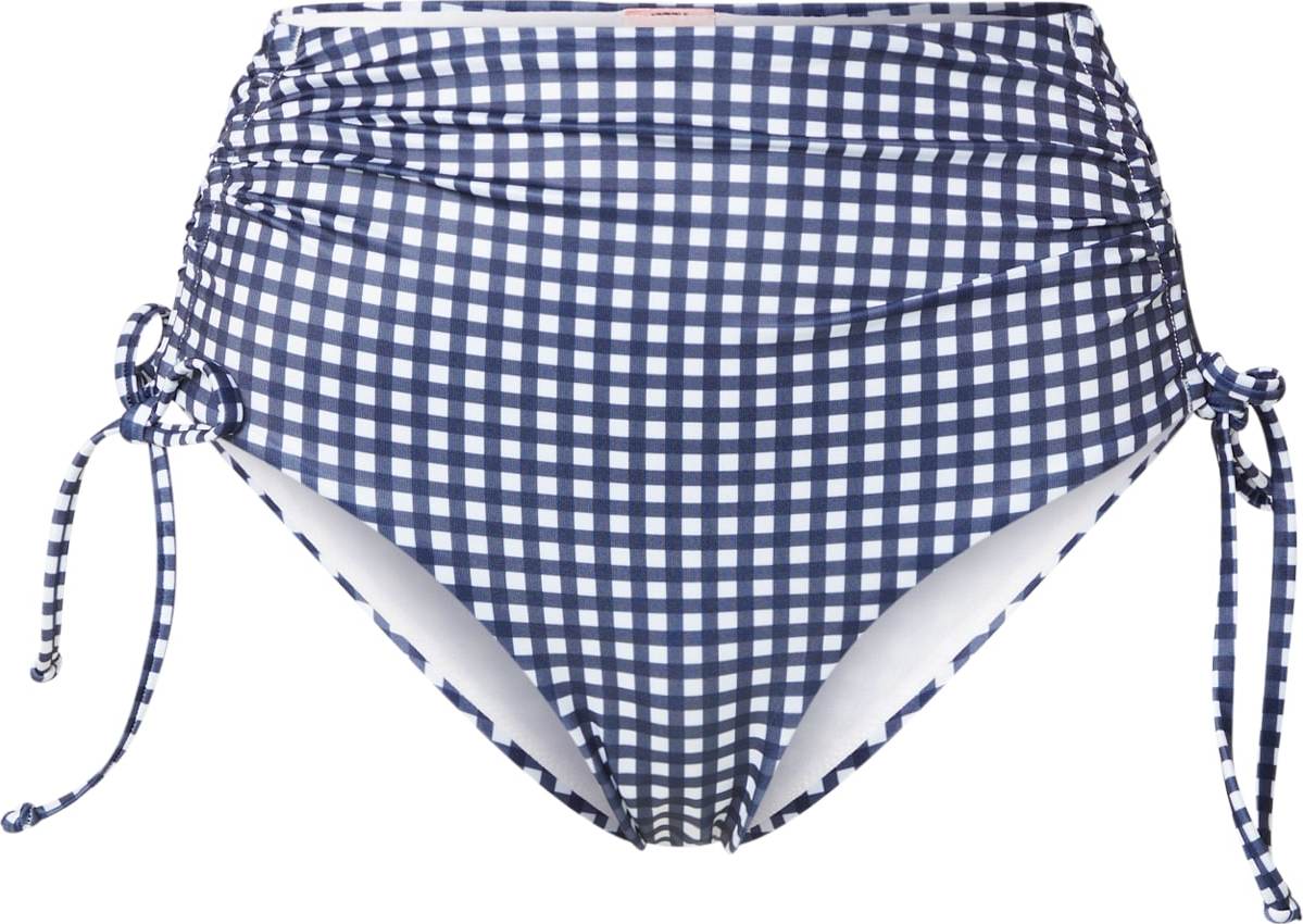 Spodní díl plavek Hunkemöller tmavě modrá / bílá