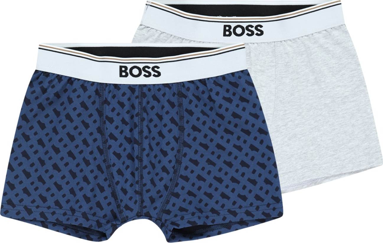 Spodní prádlo BOSS Kidswear marine modrá / šedá / černá