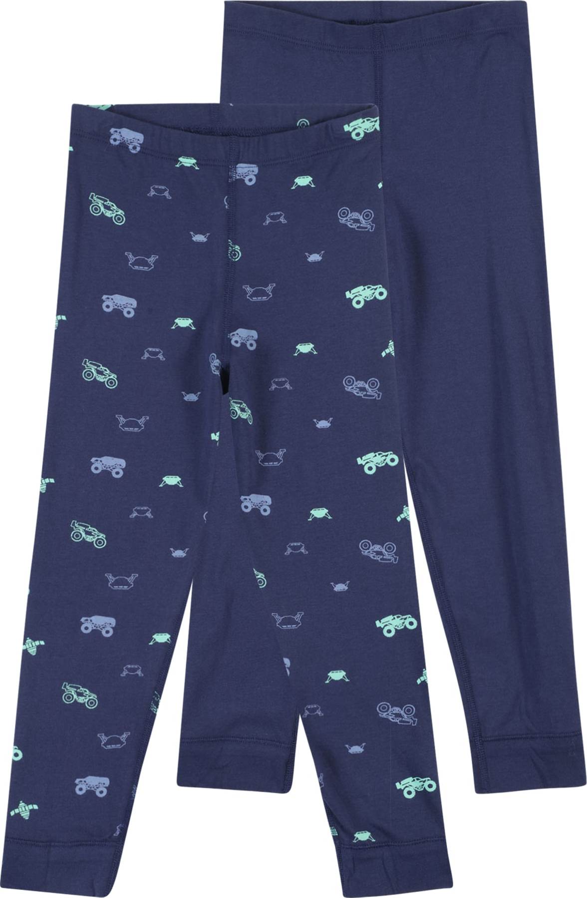 Spodní prádlo Schiesser marine modrá / tmavě modrá / limetková