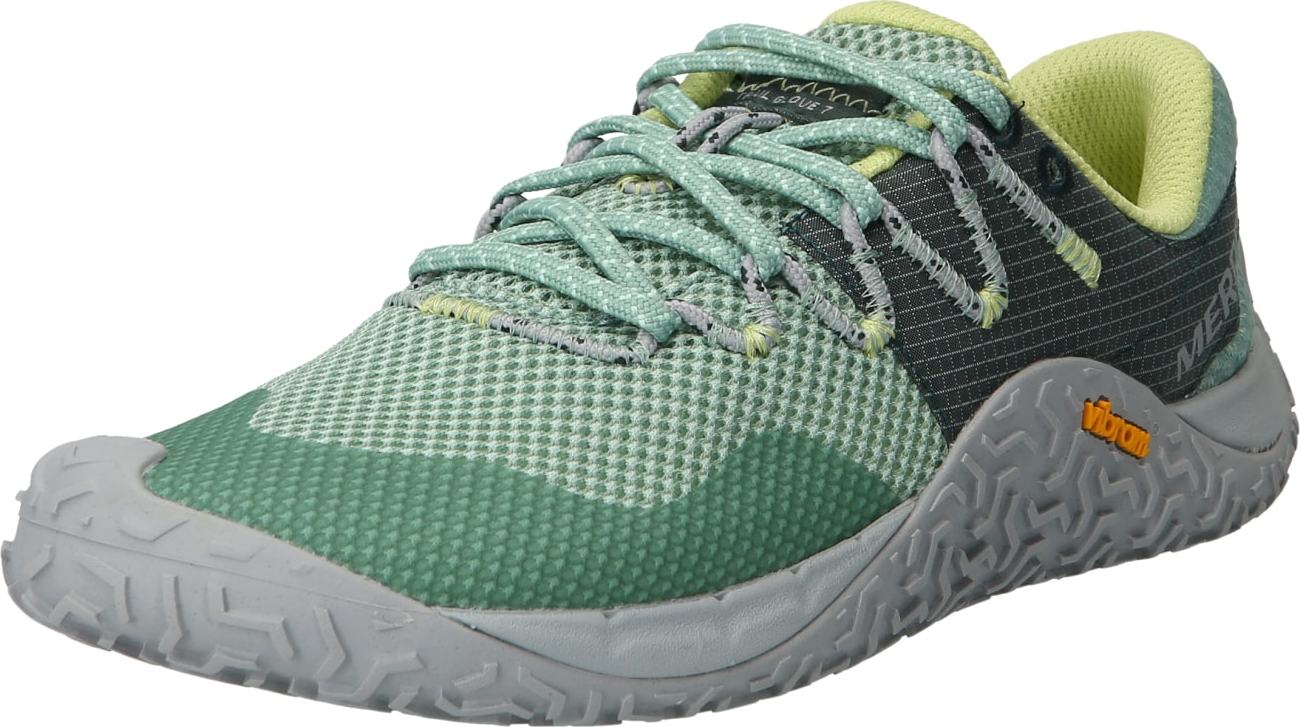 Sportovní boty 'TRAIL GLOVE 7' Merrell zelená / rákos / pastelově zelená / tmavě zelená