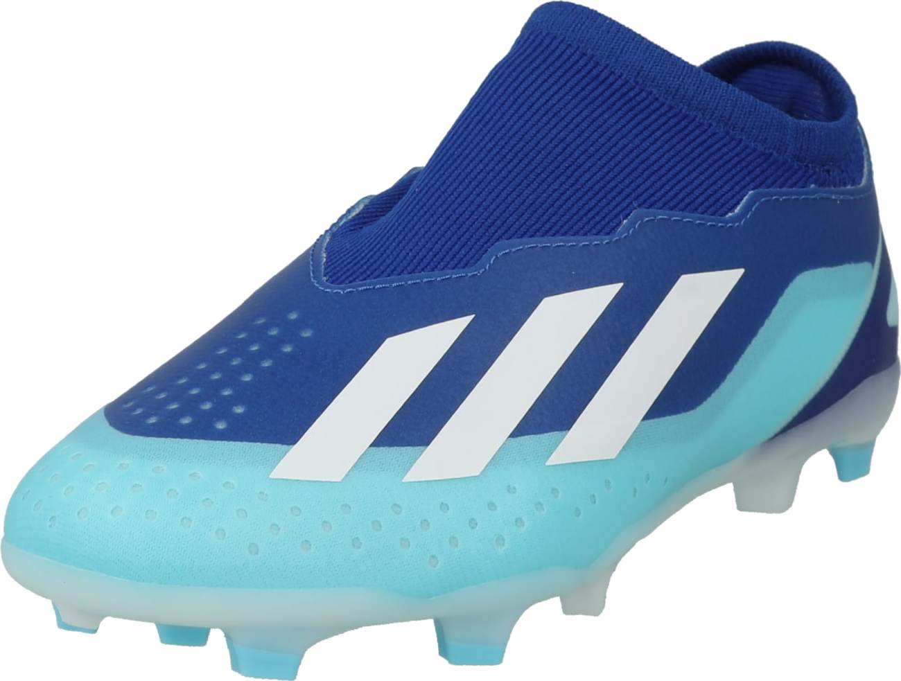 Sportovní boty 'X Crazyfast.3' adidas performance modrá / tyrkysová / bílá