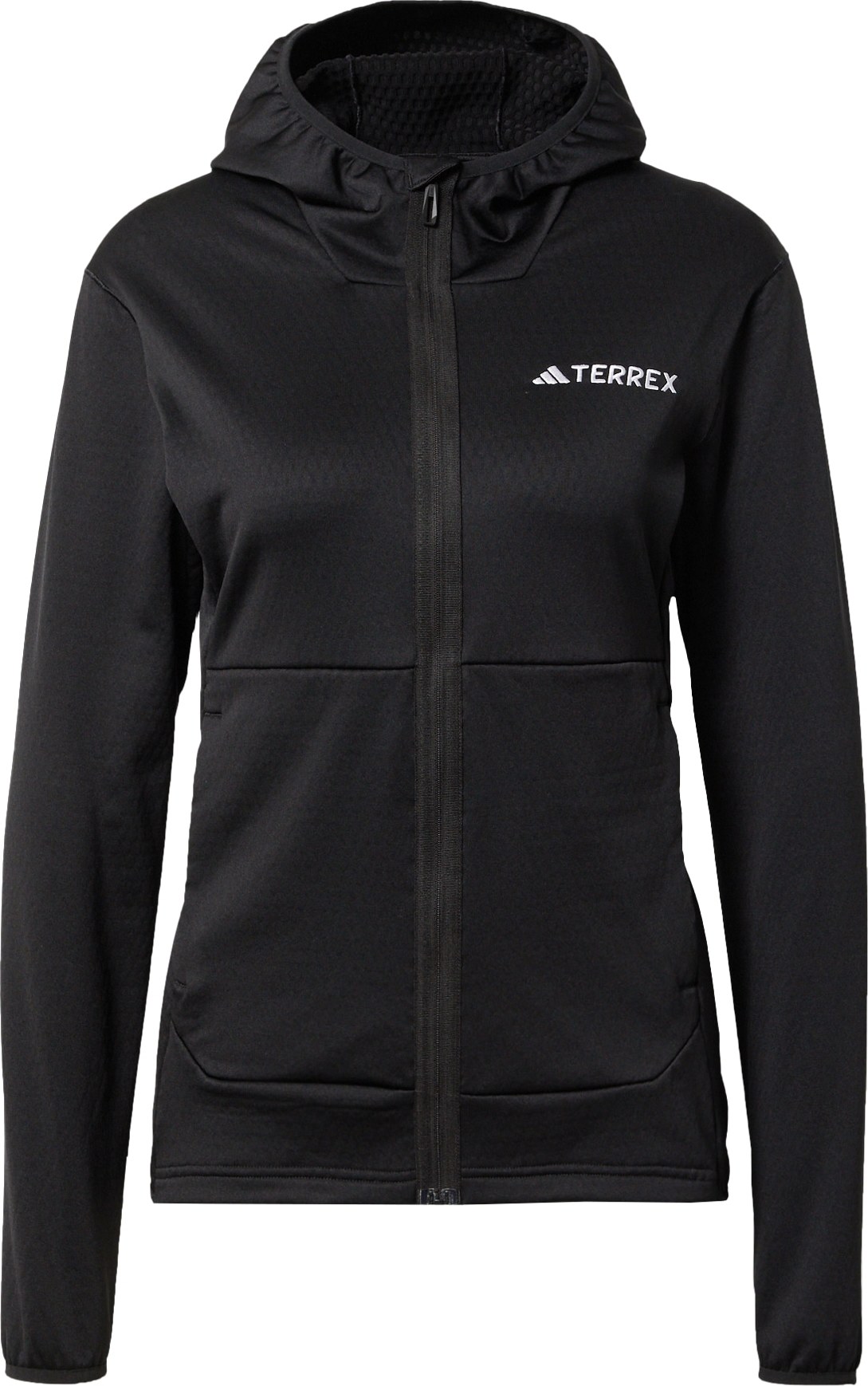 Sportovní bunda 'Xperior Light Fleece ' adidas Terrex černá / bílá