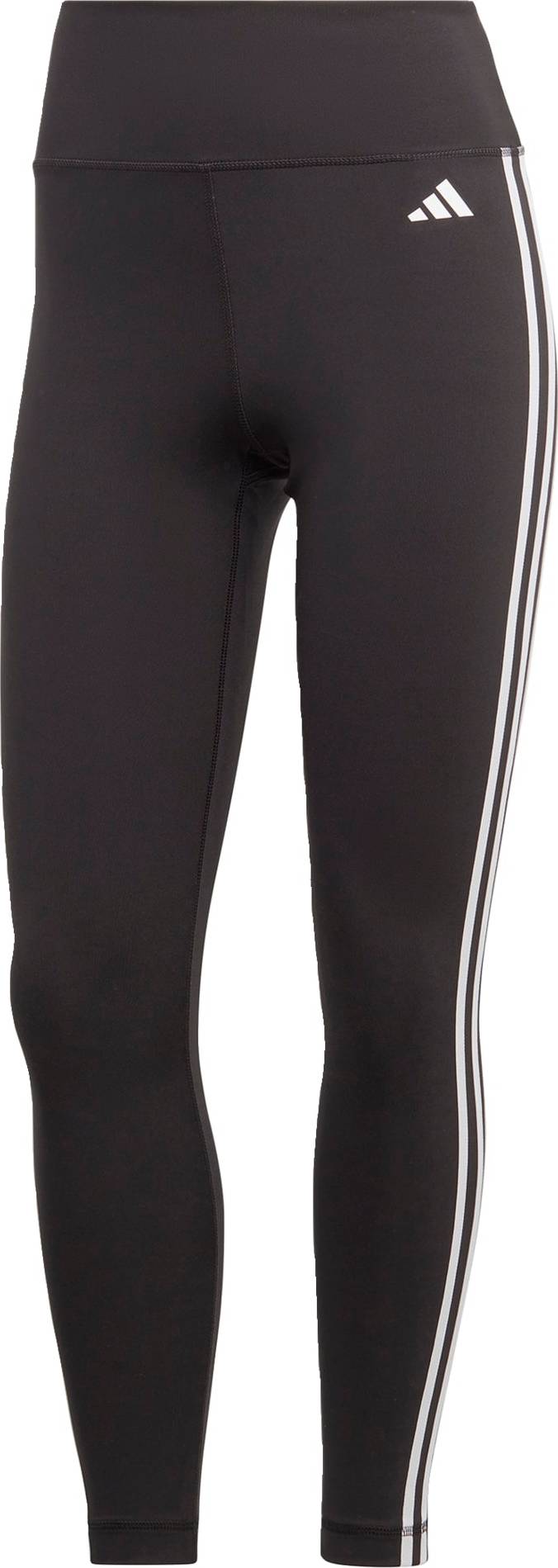 Sportovní kalhoty 'Train Essentials 3-Stripes High-Waisted' adidas performance černá / bílá