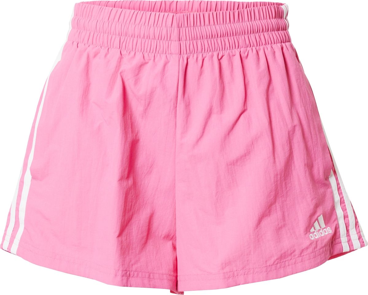 Sportovní kalhoty 'Essentials 3-Stripes ' ADIDAS SPORTSWEAR orchidej / bílá
