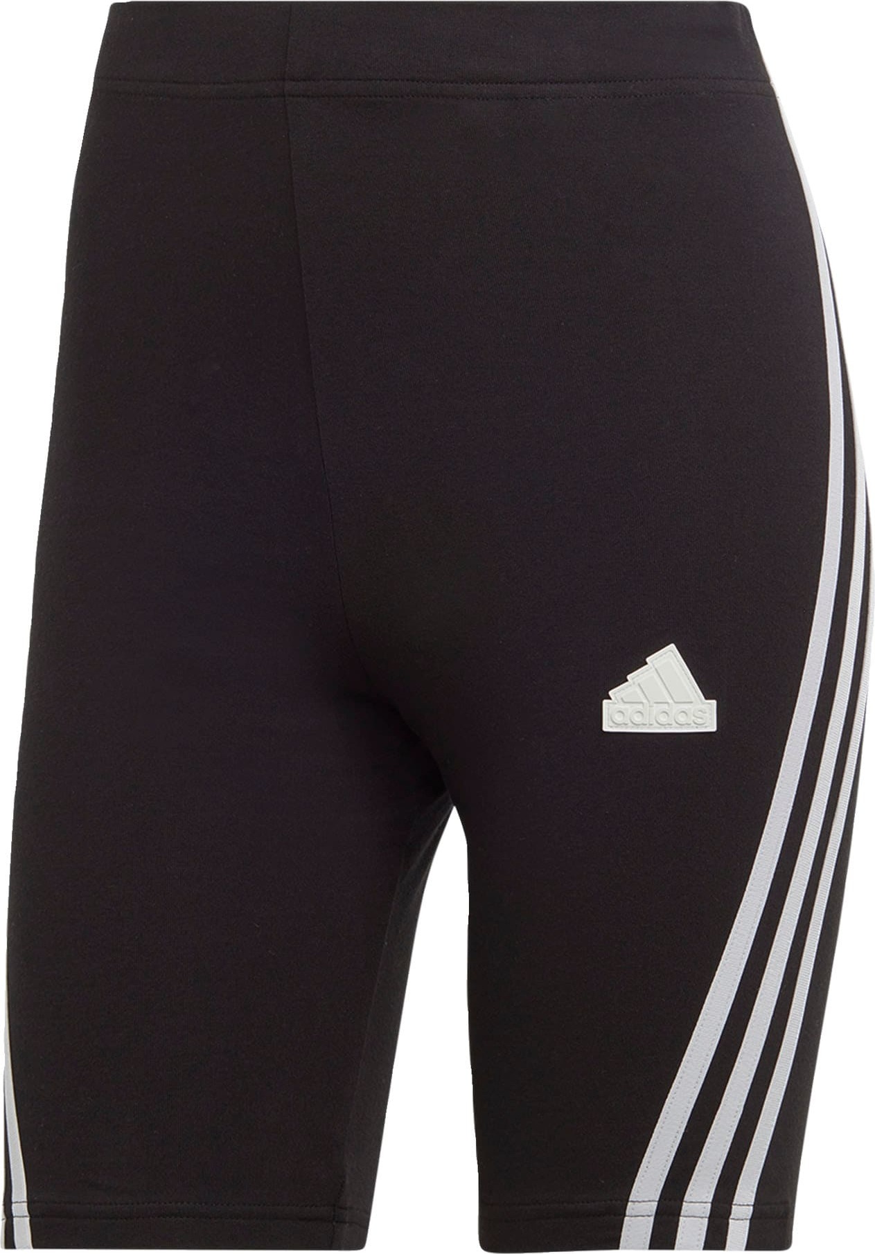 Sportovní kalhoty 'Future Icons 3-Stripes Bike' ADIDAS SPORTSWEAR černá / bílá