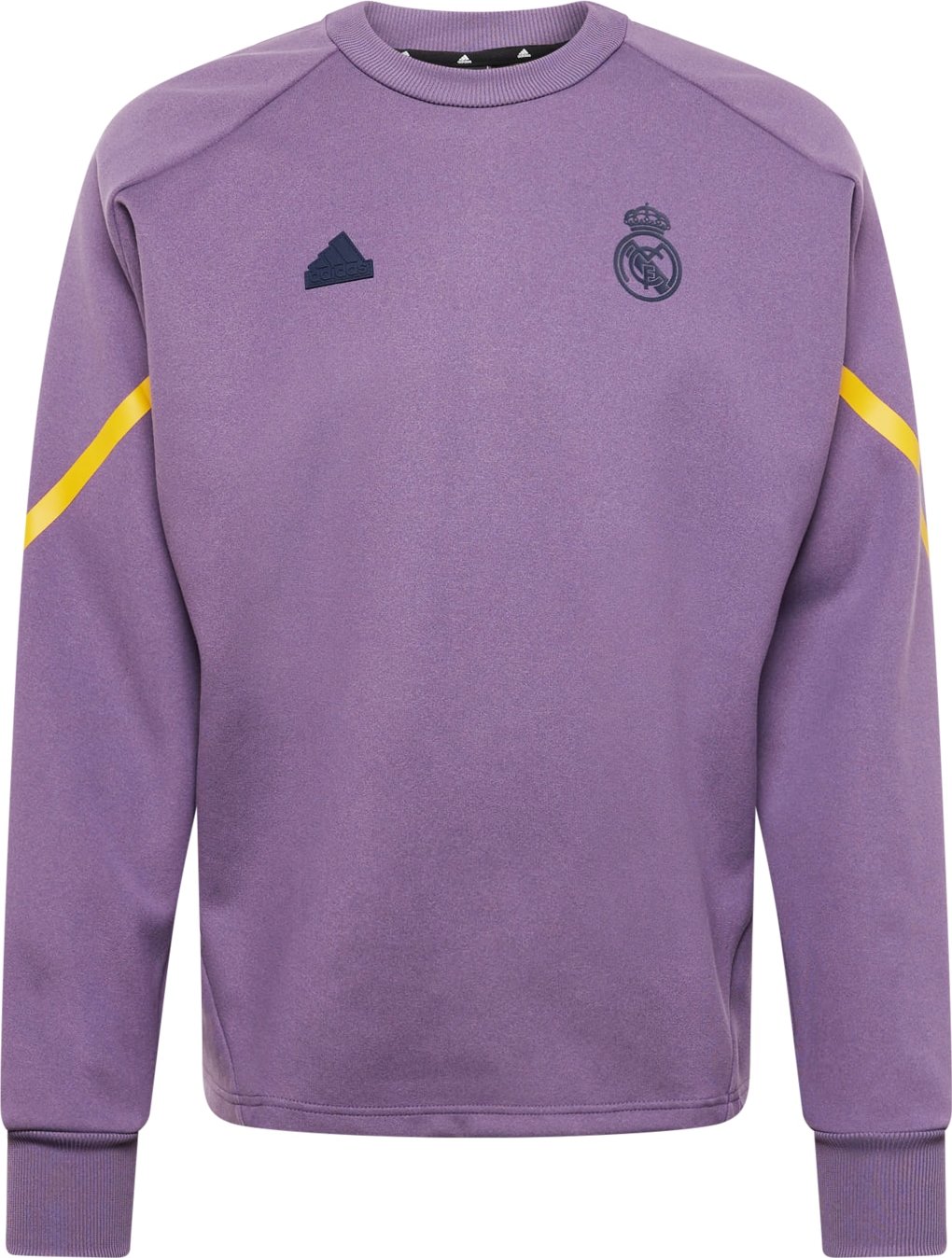 Sportovní mikina 'Real Madrid Designed For Gameday' ADIDAS SPORTSWEAR žlutá / světle fialová / černá