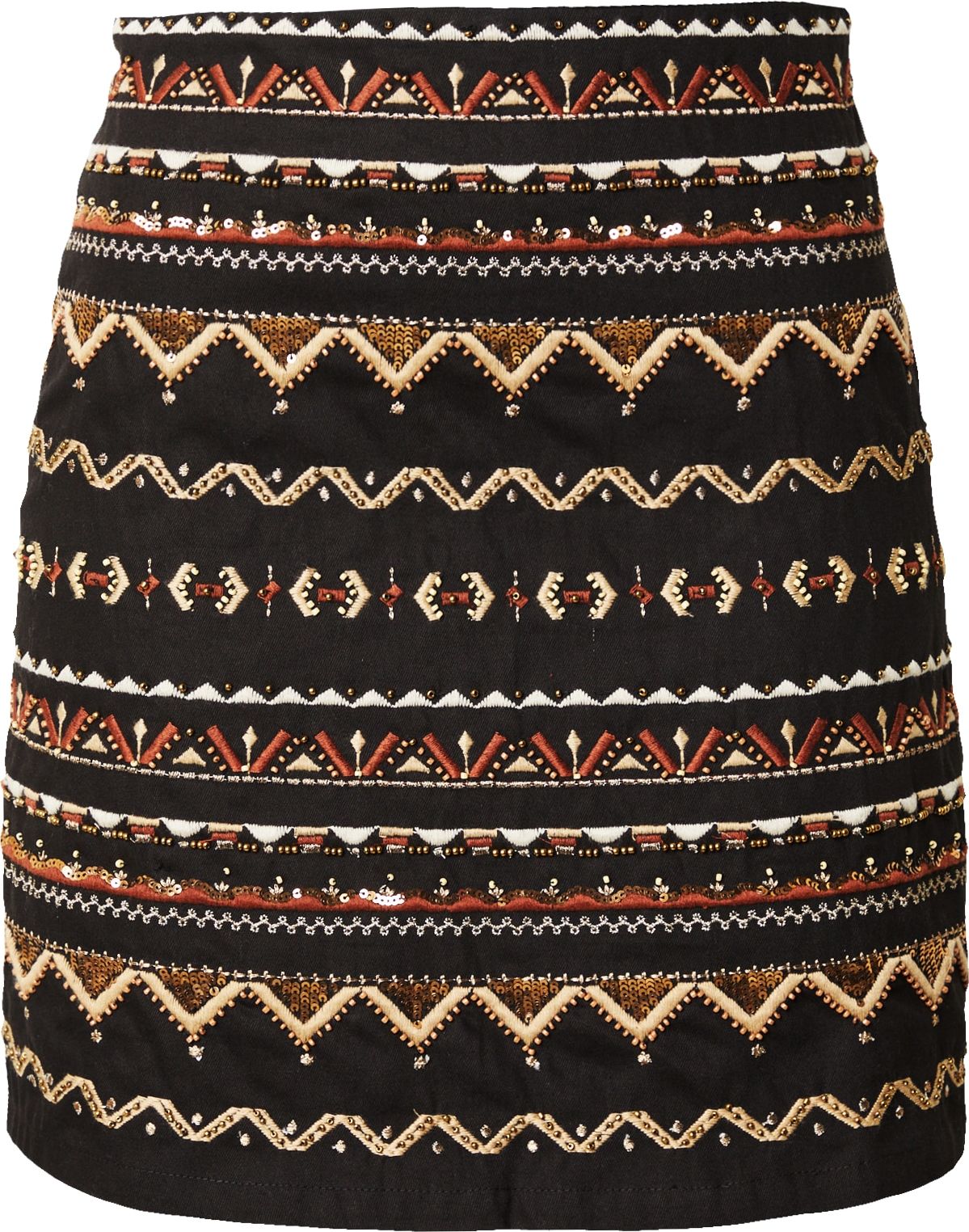 Sukně 'Eva' ABOUT YOU hnědá / černá