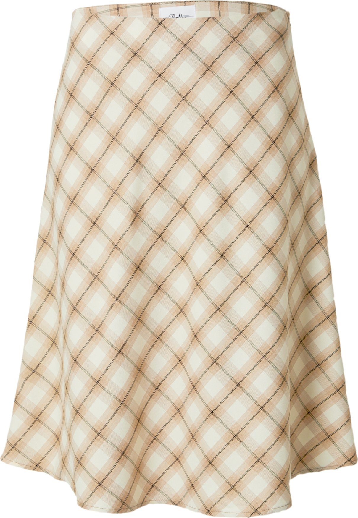 Sukně 'Fanny' Bella x ABOUT YOU krémová / béžový melír / světle hnědá / jedle