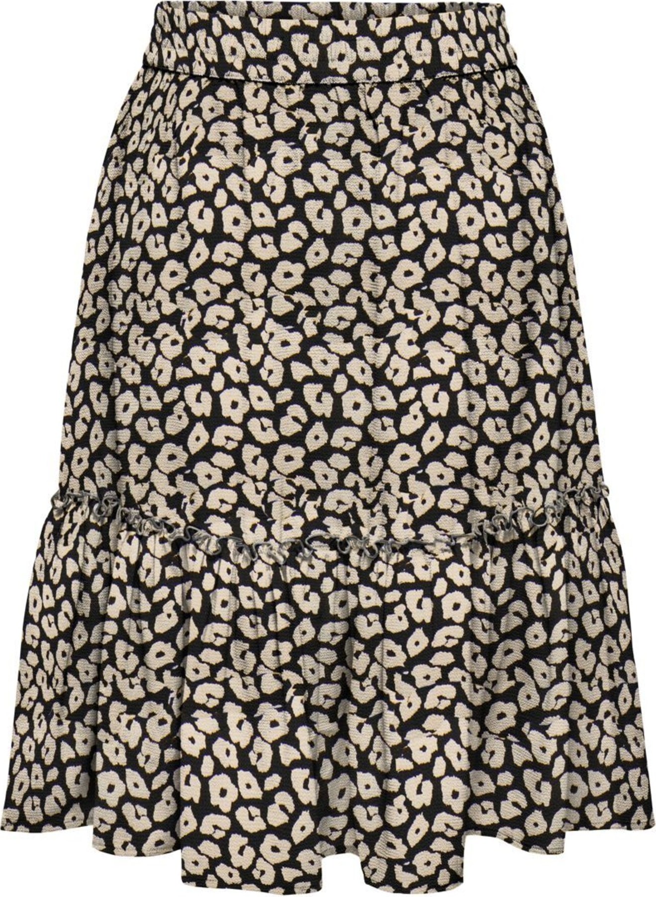 Sukně JDY krémová / černá