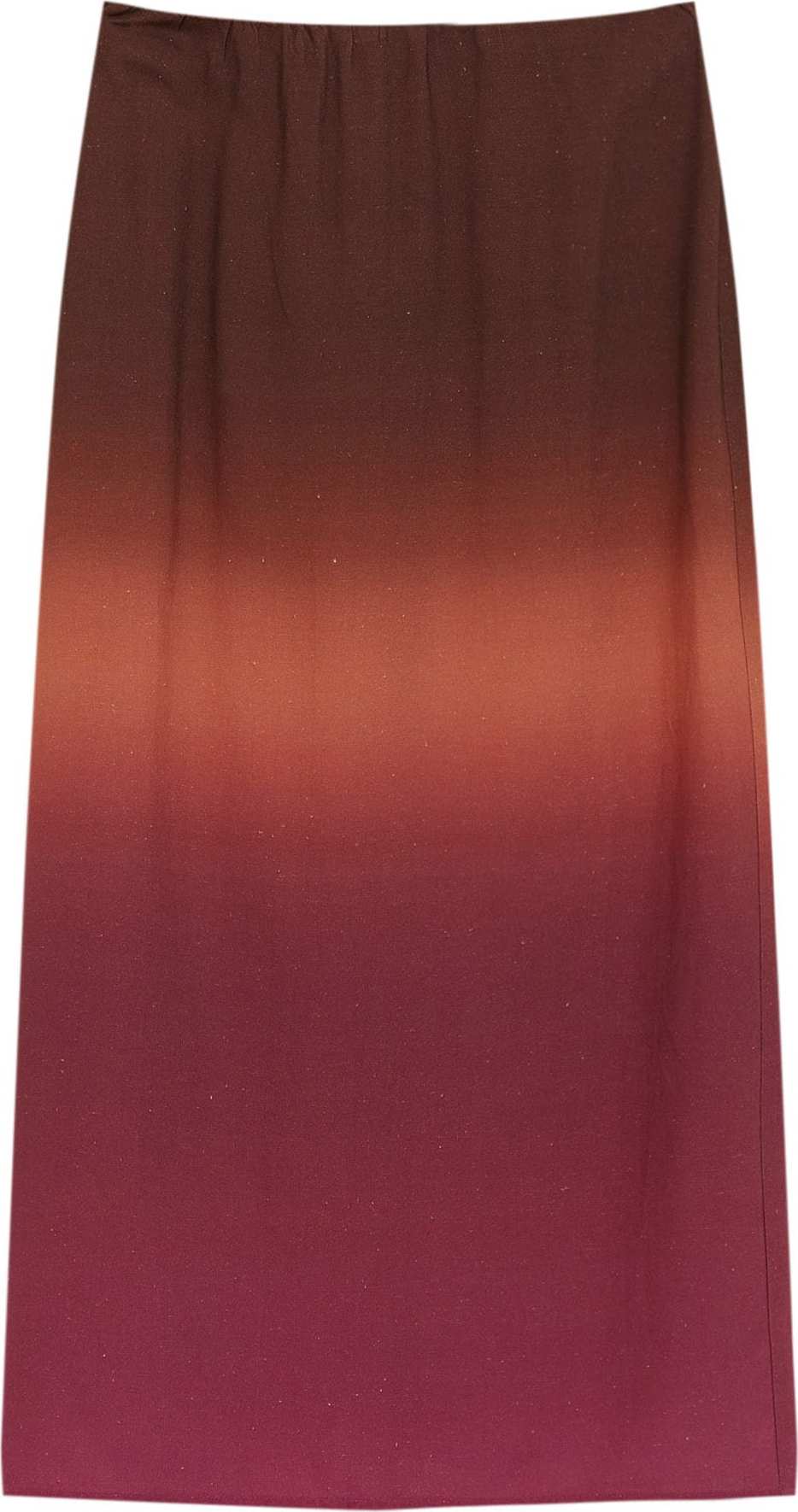 Sukně Pull&Bear hnědá / koňaková / pueblo