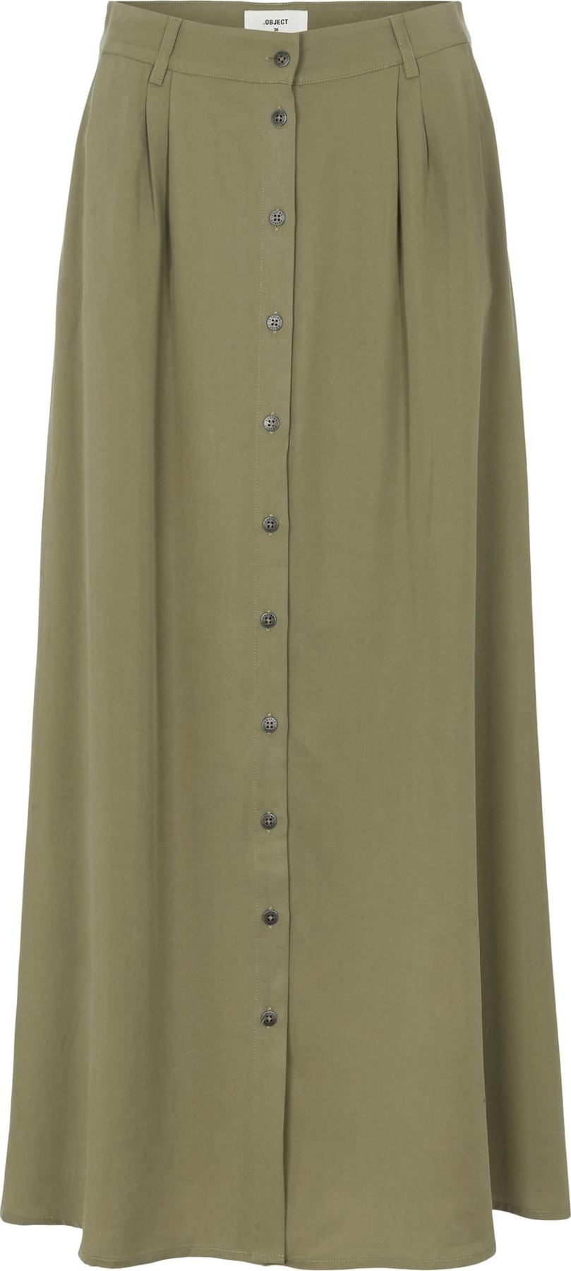 Sukně 'Tilda' Object khaki