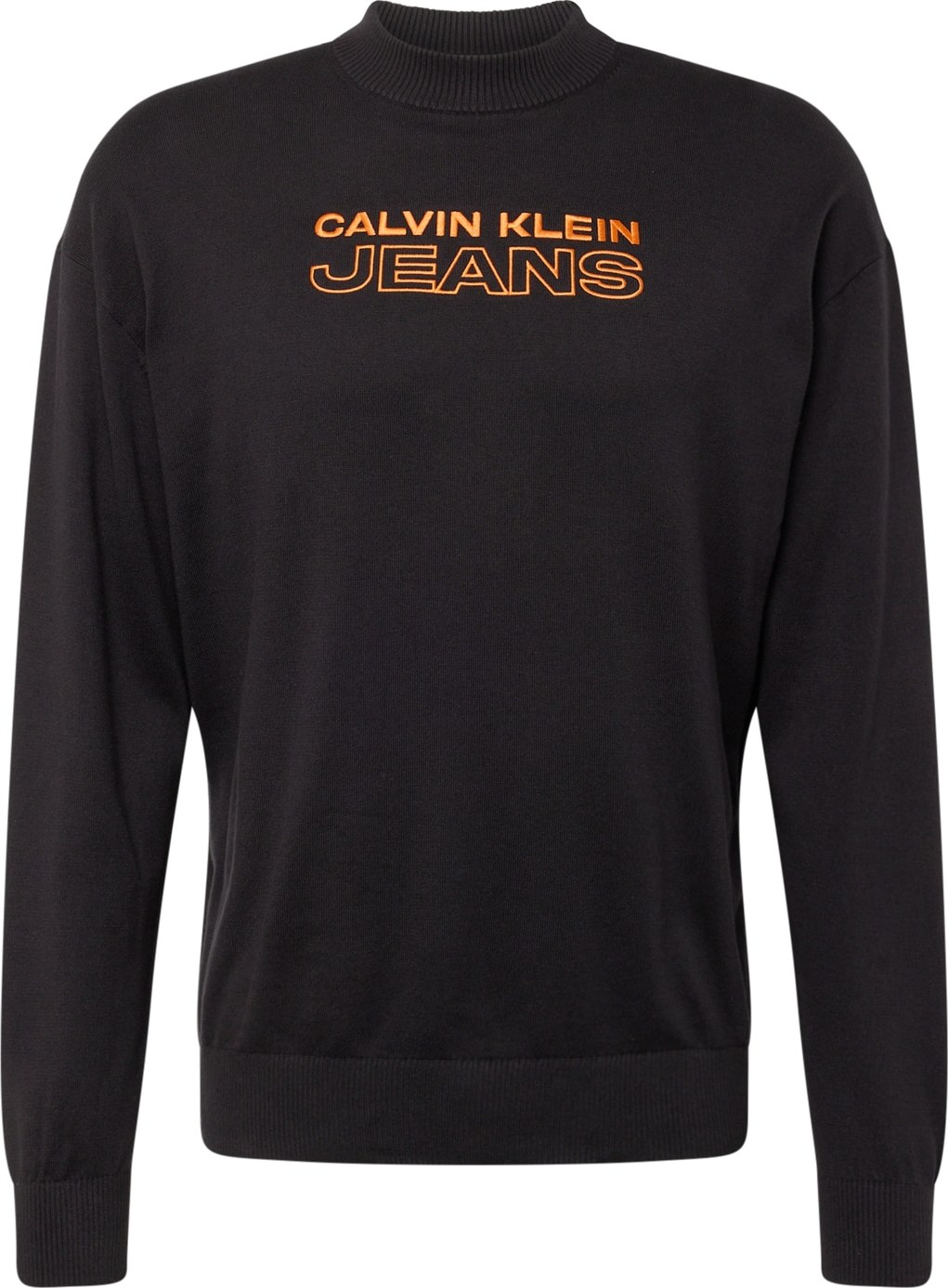 Svetr Calvin Klein Jeans oranžová / černá