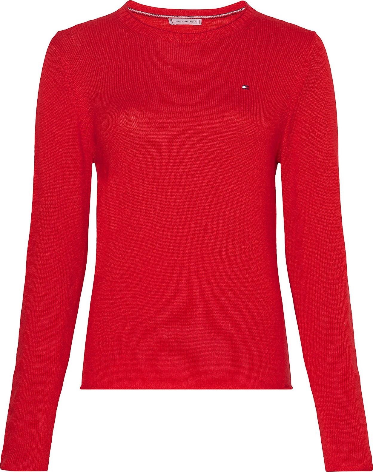 Svetr Tommy Hilfiger námořnická modř / světle červená / bílá