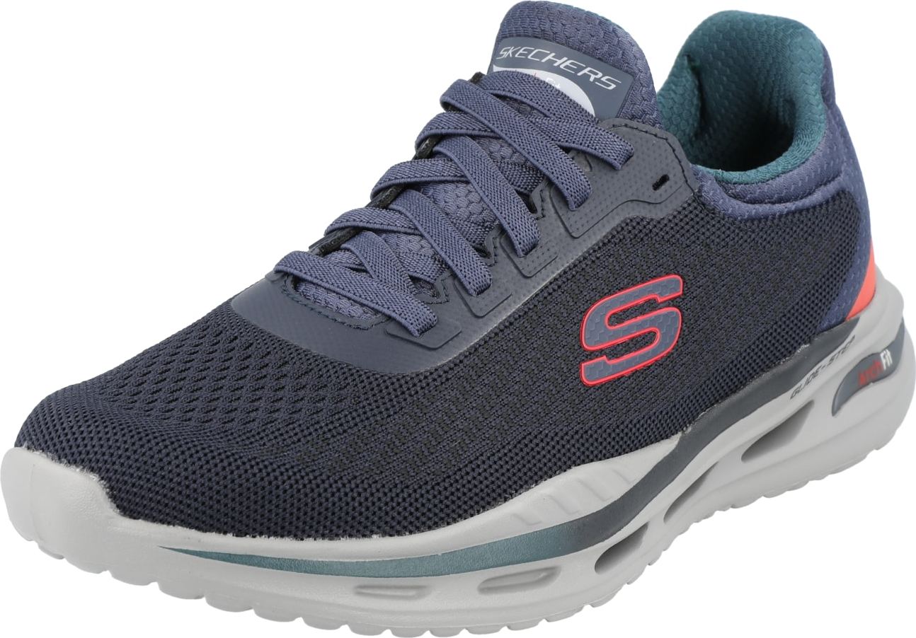 Tenisky 'Arch Fit Orcen' Skechers šedá / červená / černá / bílá
