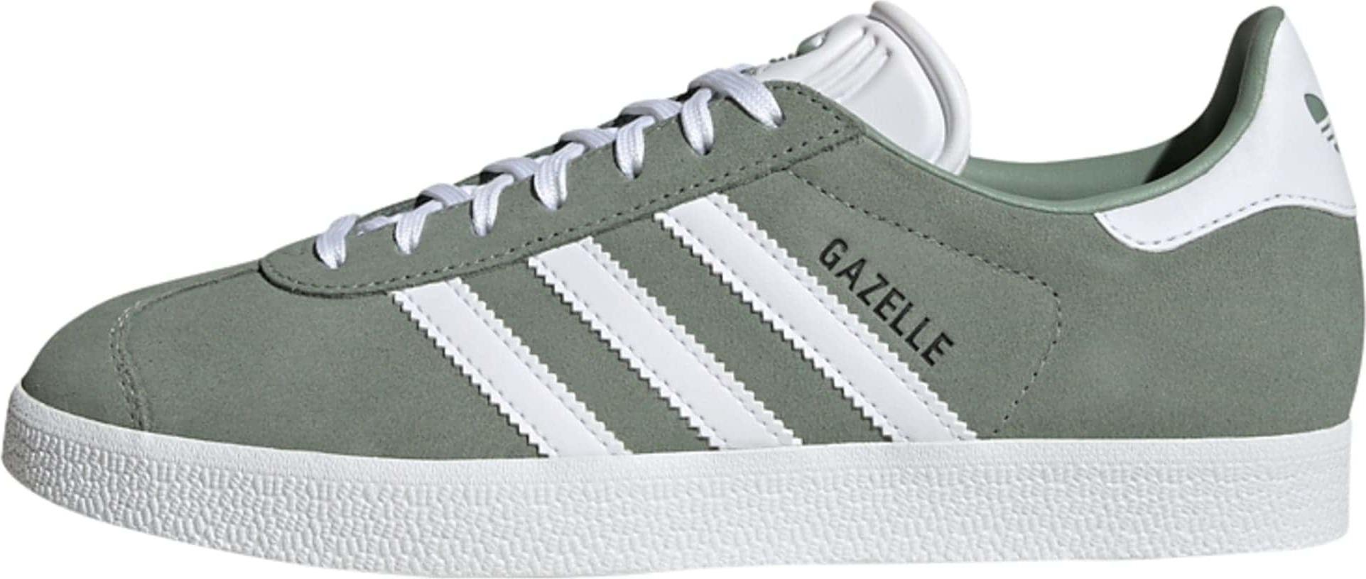 Tenisky 'Gazelle' adidas Originals zelená / stříbrná / bílá