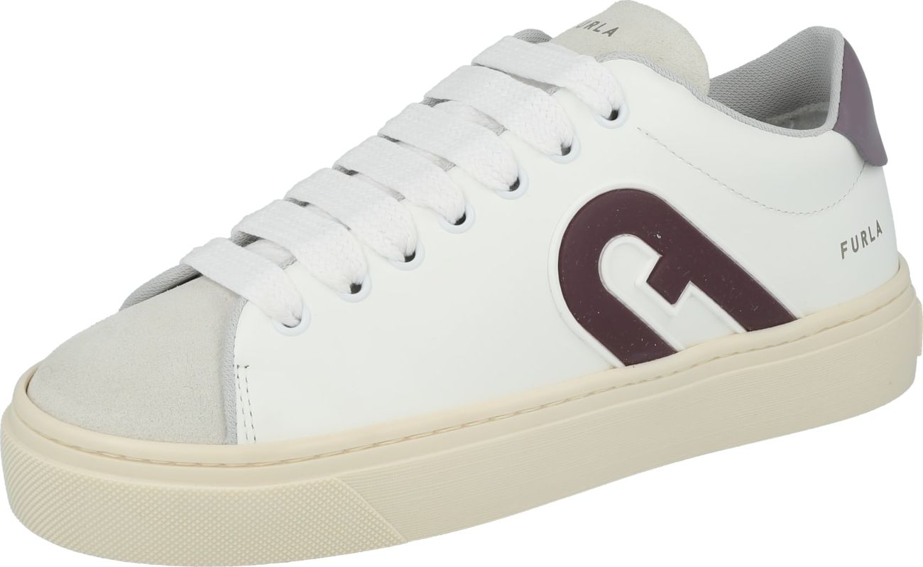 Tenisky 'JOY' FURLA světle šedá / bobule / bílá