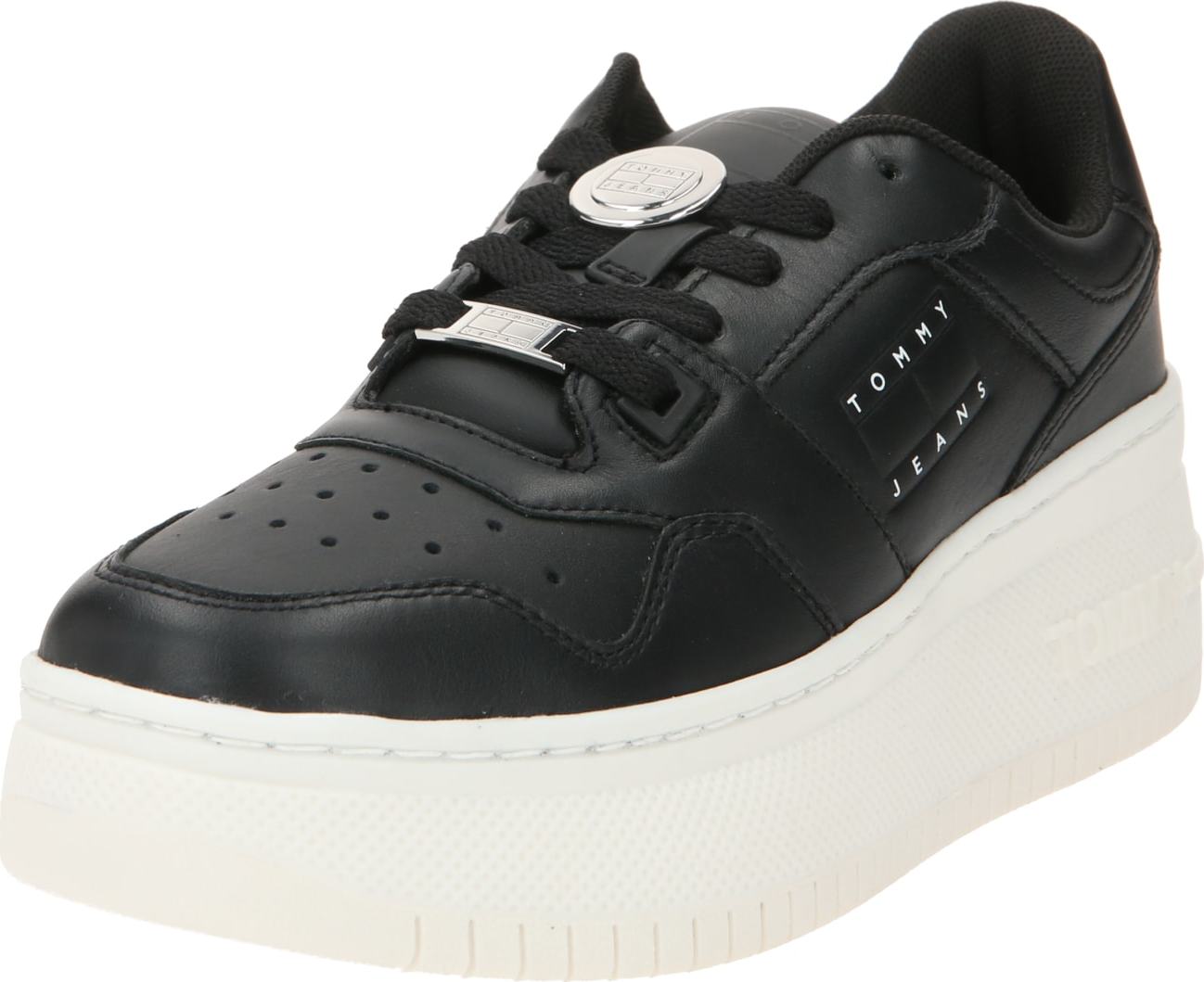 Tenisky 'RETRO BASKET' Tommy Jeans černá