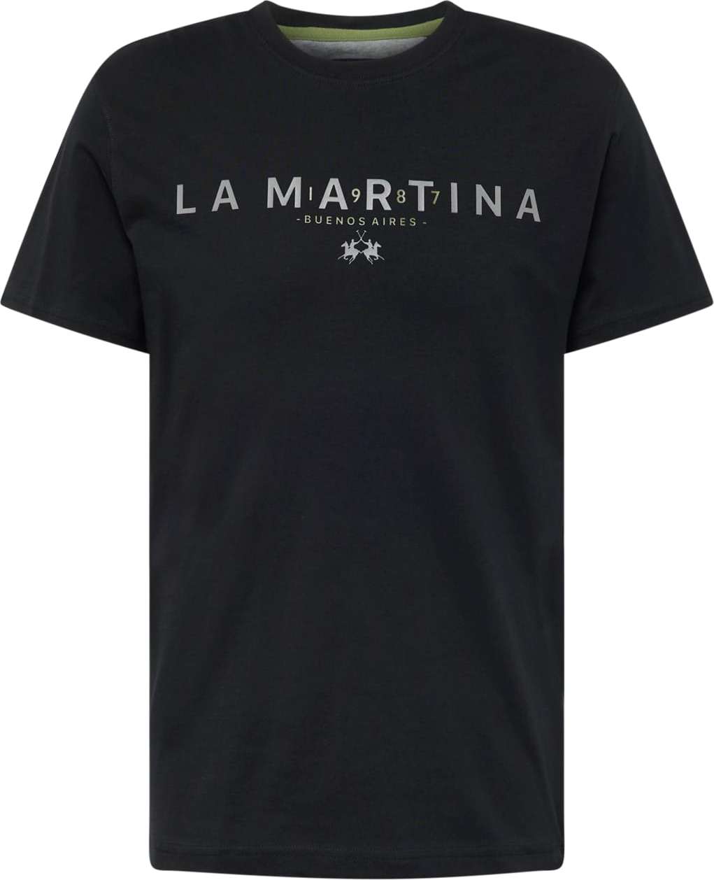 Tričko LA MARTINA šedá / černá