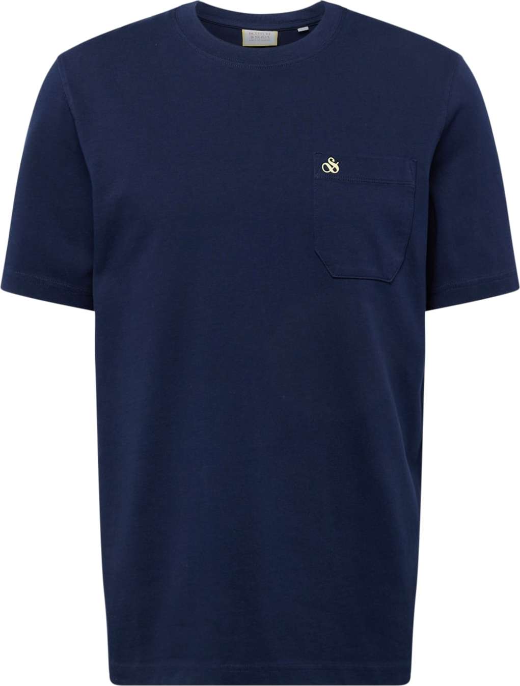 Tričko Scotch & Soda béžová / námořnická modř