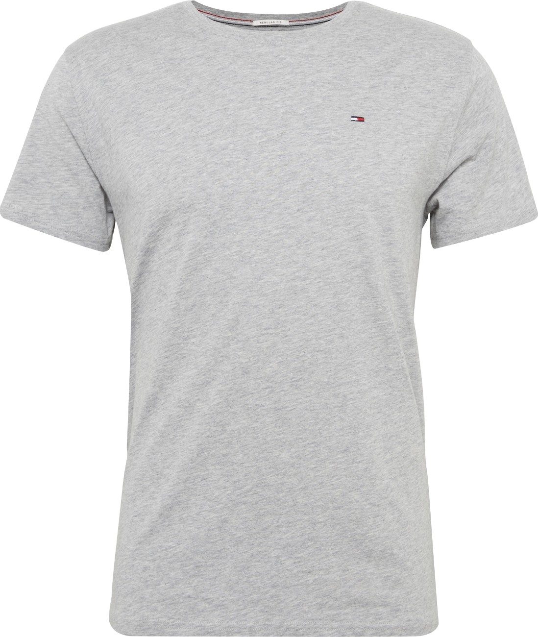 Tričko Tommy Jeans námořnická modř / světle šedá / ohnivá červená / bílá