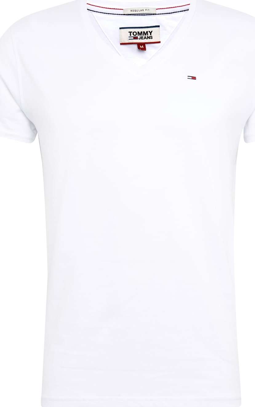 Tričko Tommy Jeans námořnická modř / červená / bílá