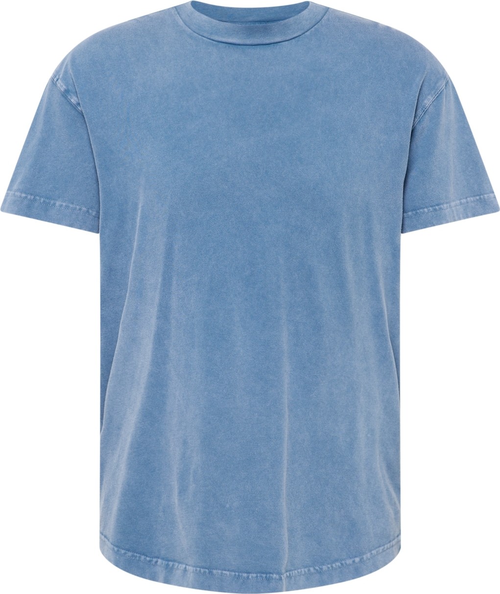 Tričko Abercrombie & Fitch kouřově modrá