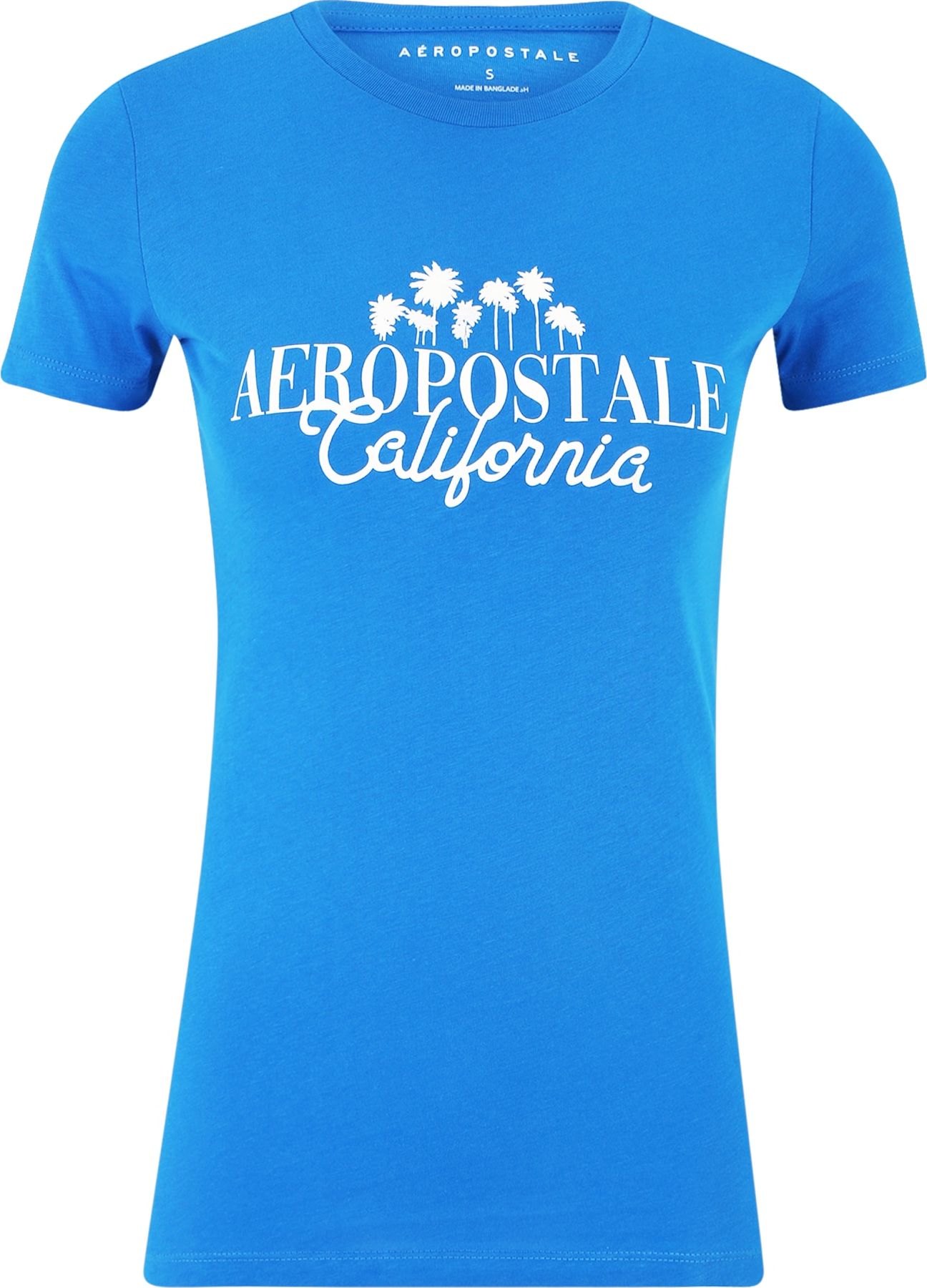 Tričko AÉROPOSTALE modrá / bílá