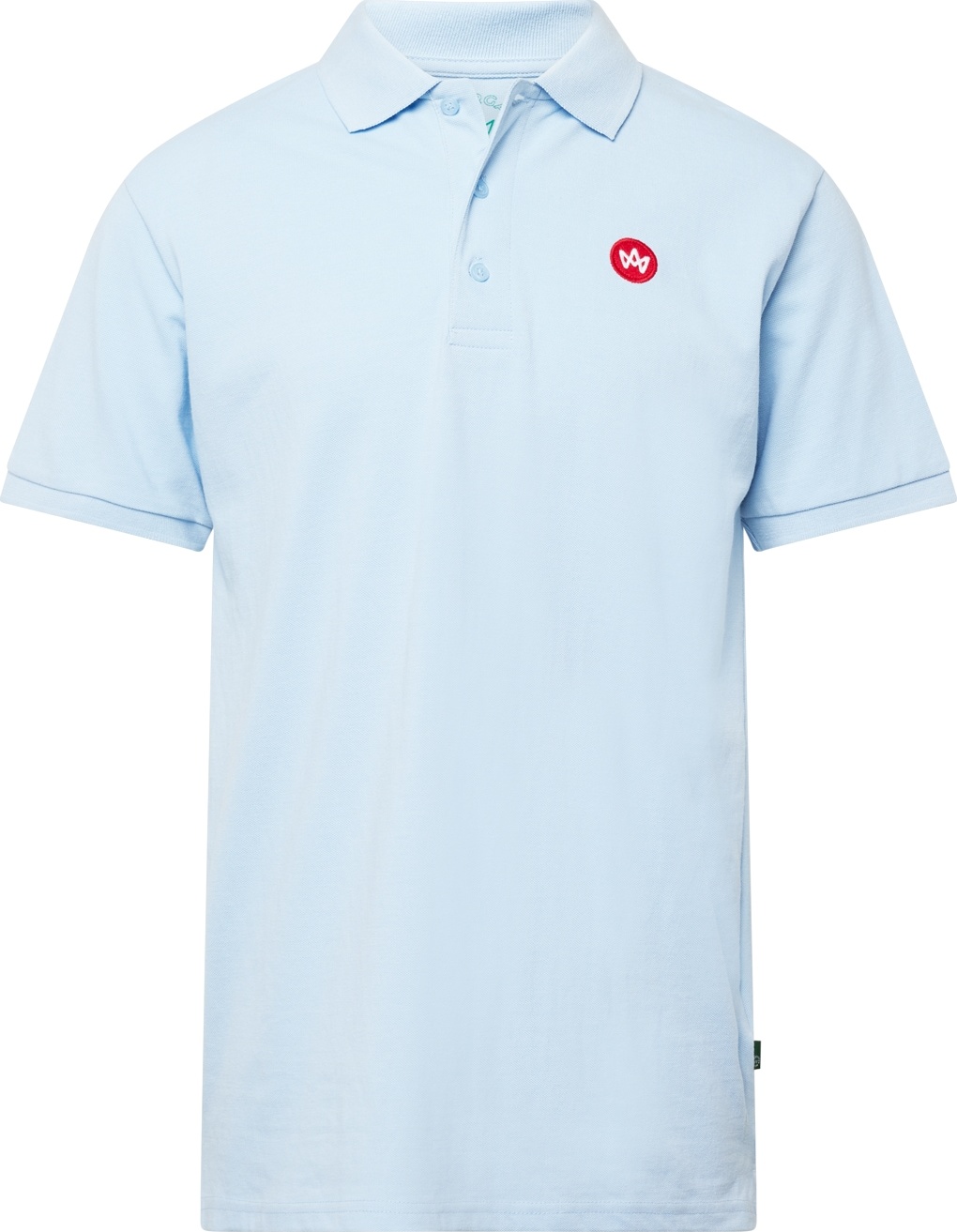 Tričko 'Albert' Kronstadt světlemodrá / červená / bílá